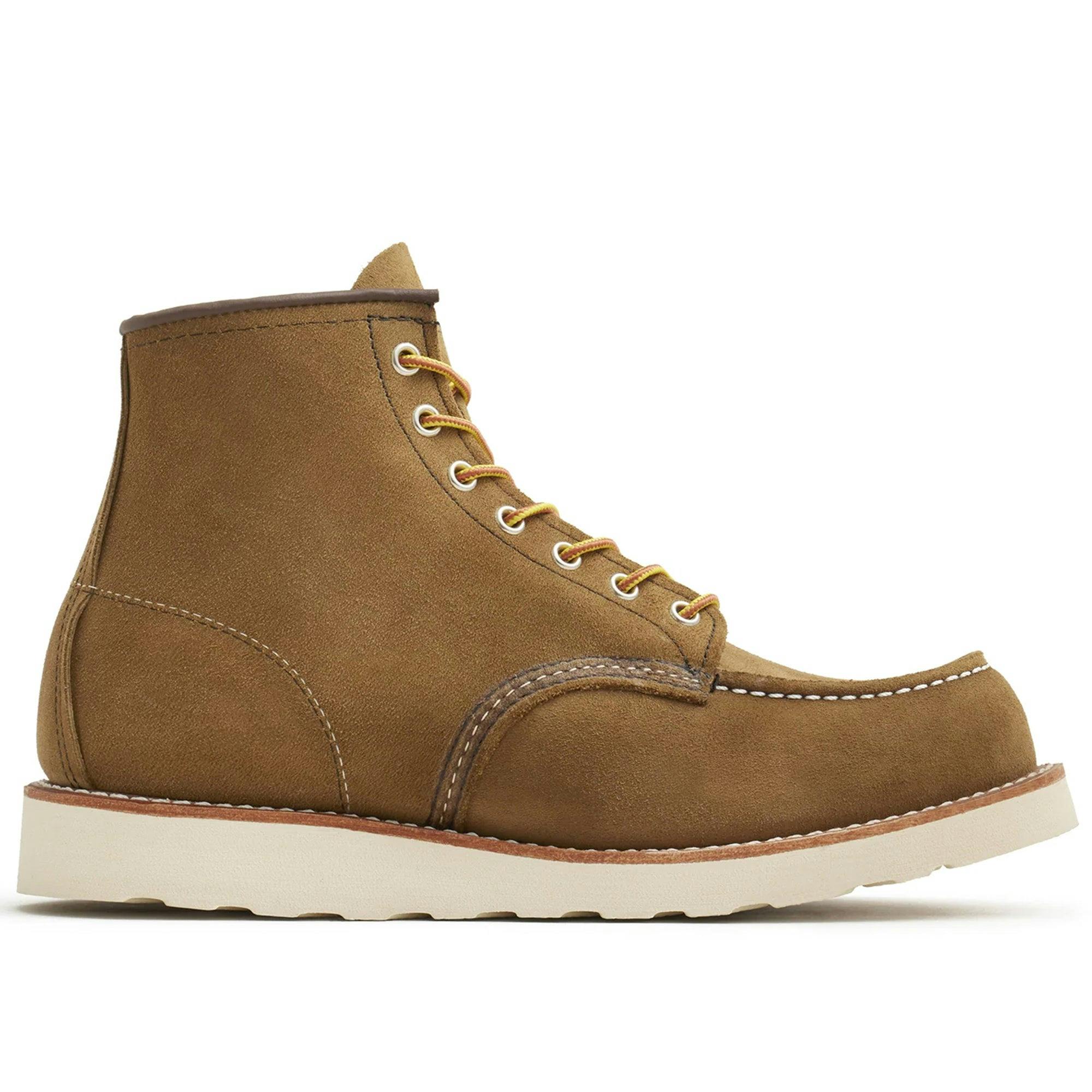 Red Wing Men's 6" Moc Toe Boot - 8881 Olive Mohave - Uk 8