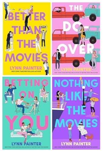 Simon & Schuster Ltd Lynn Painter 4 Books Collection Set (Better Than The Movies, The Do-Over, Betting On You And Nothing Like The Movies)