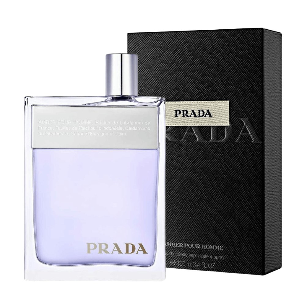 Prada Men's Amber Pour Homme Eau De Toilette Aftershave Spray (100Ml)