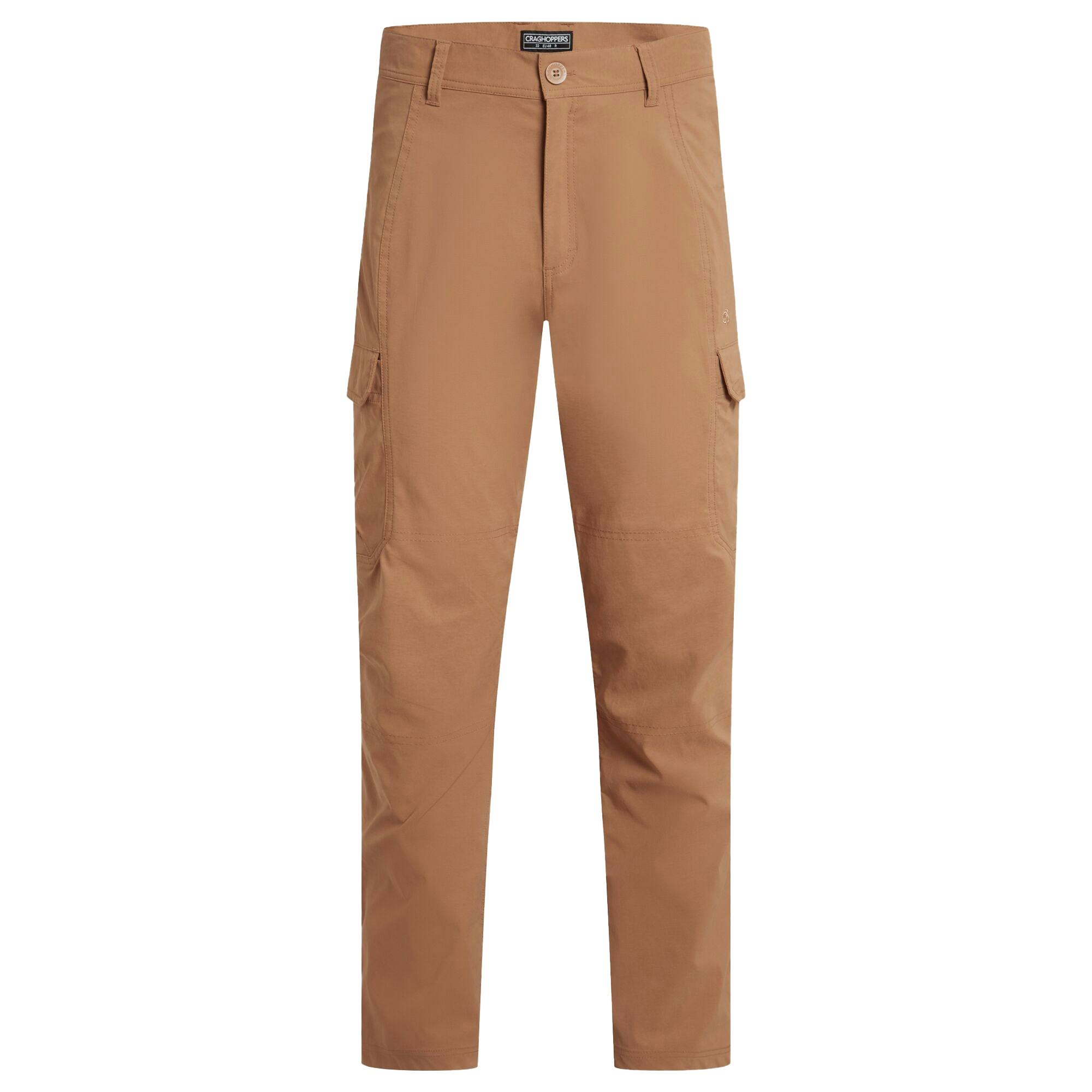 Craghoppers Men's Kiwi Pro Cargo Trousers - Boulder - 40L - Boulder - 96% Recycled Nylon Polyamide/4% Elastane