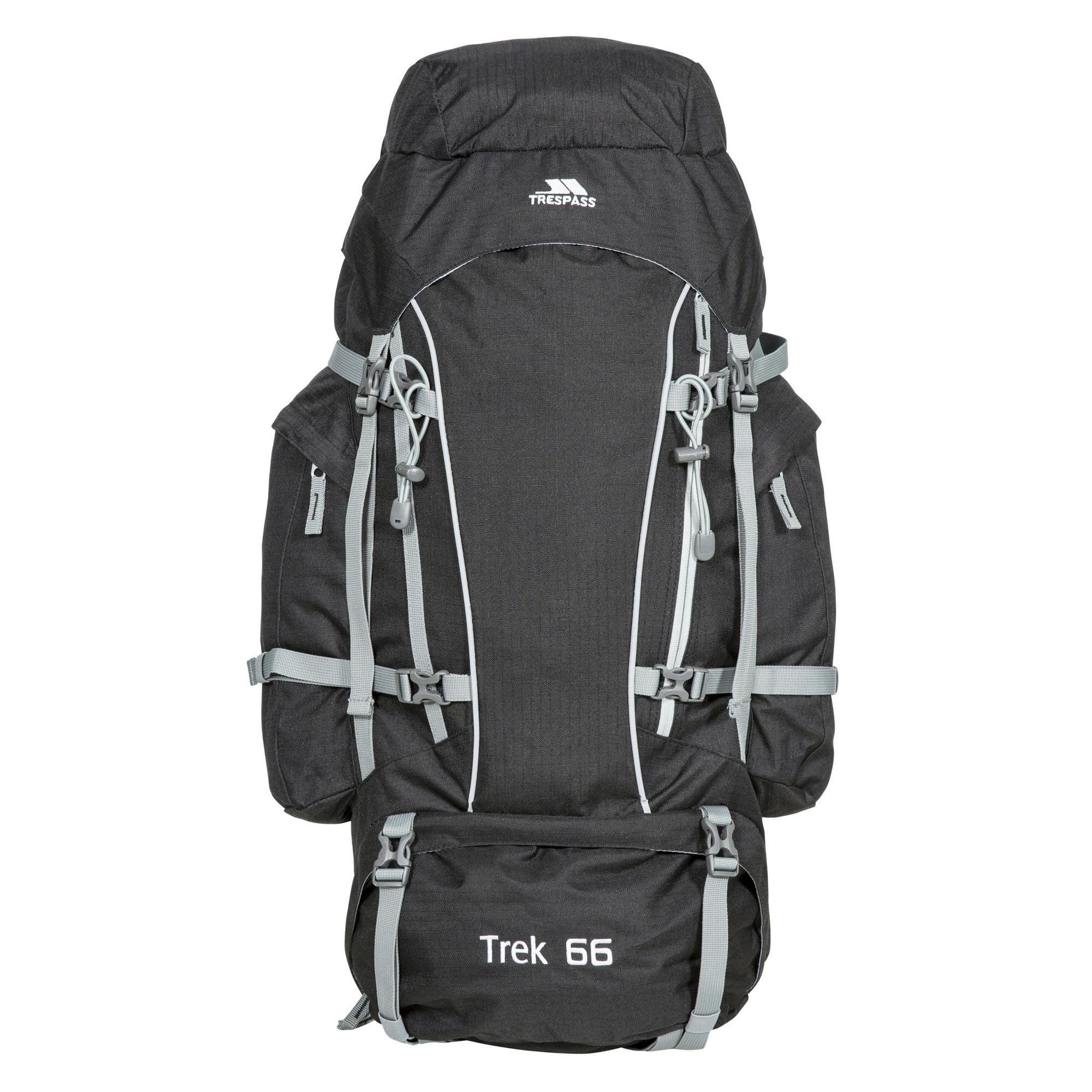 Trespass Trek 66 Backpack/Rucksack (66 Litres) - Ash - One Size - Ash