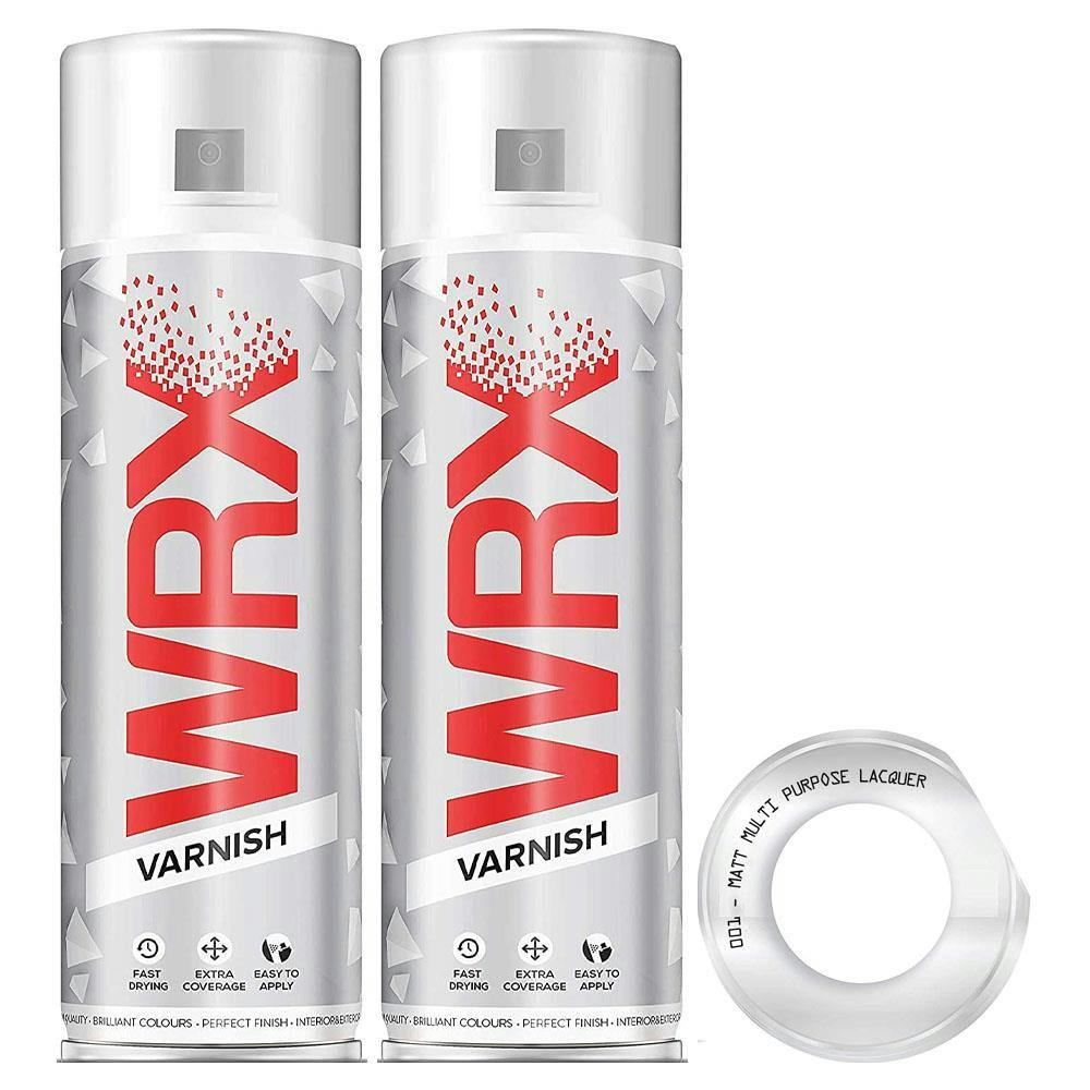 WRX 2 X Spray Paint 400 ml - Matt Multi Purpose Lacquer 001 - Image 4