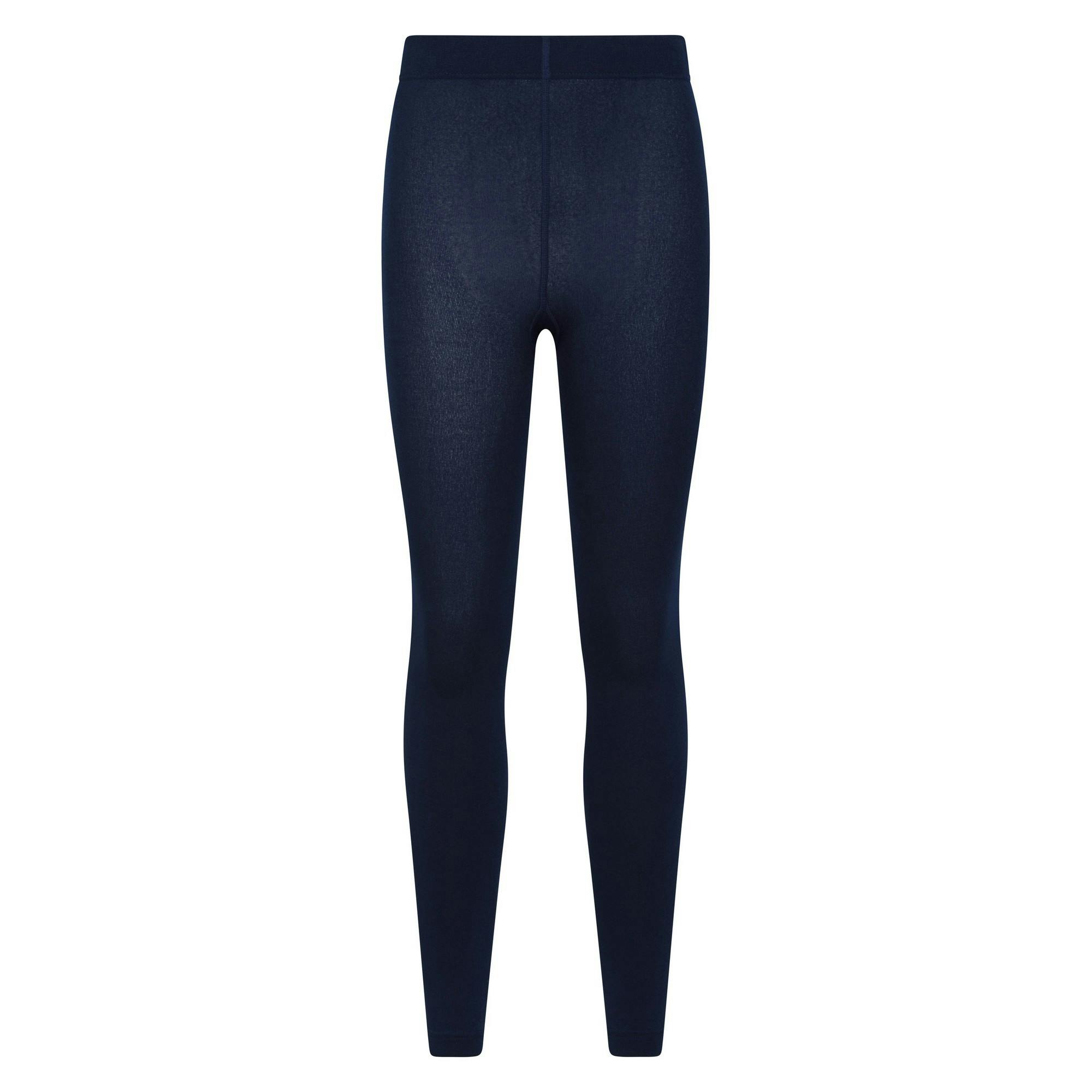 Mountain Warehouse Women's Brushed Isotherm Leggings - Navy - S - Navy - 97% Polyester/3% Elastane