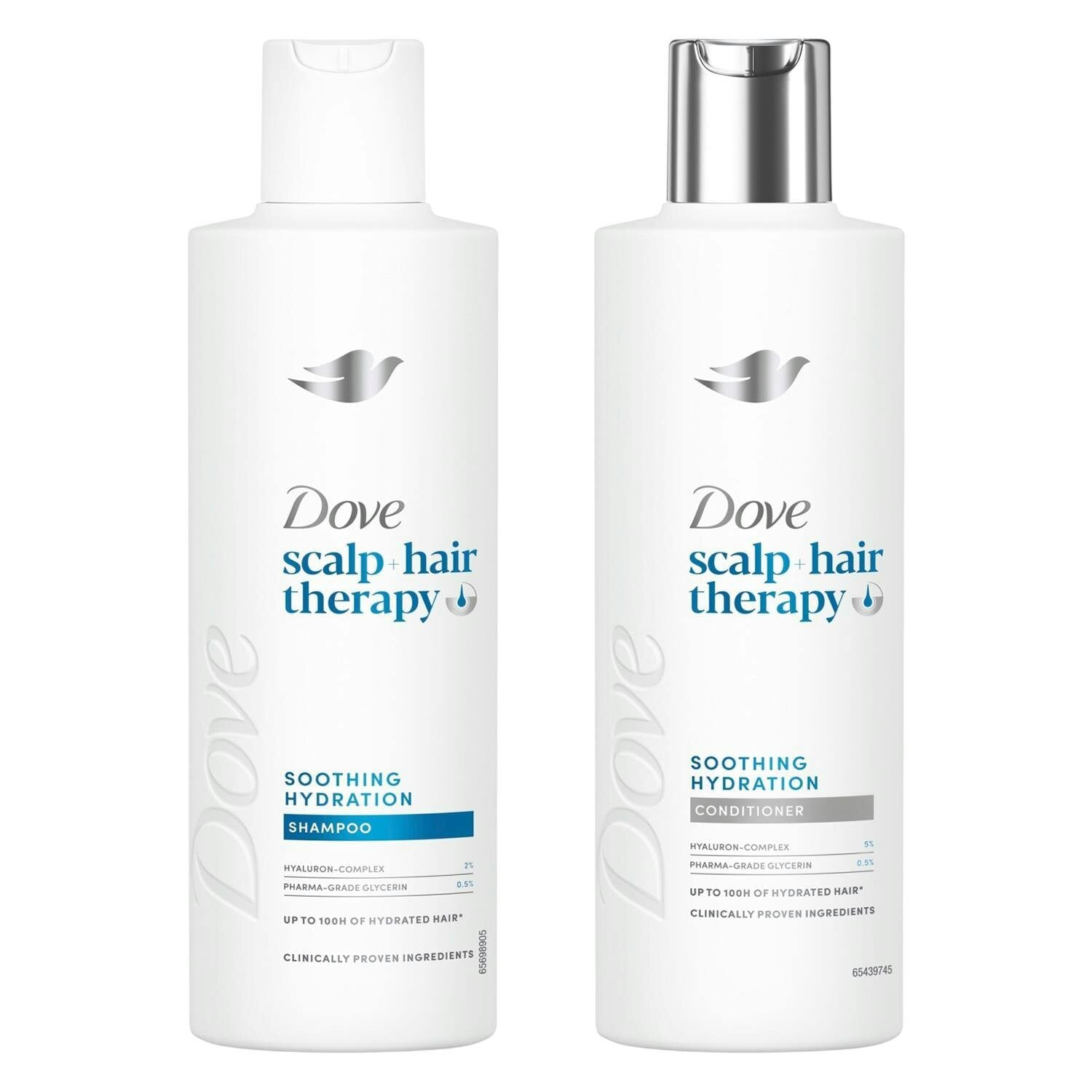 Dove Scalp+ Hair Therapy Soothing Hydration Shampoo & Conditioner 250Ml - Image 2