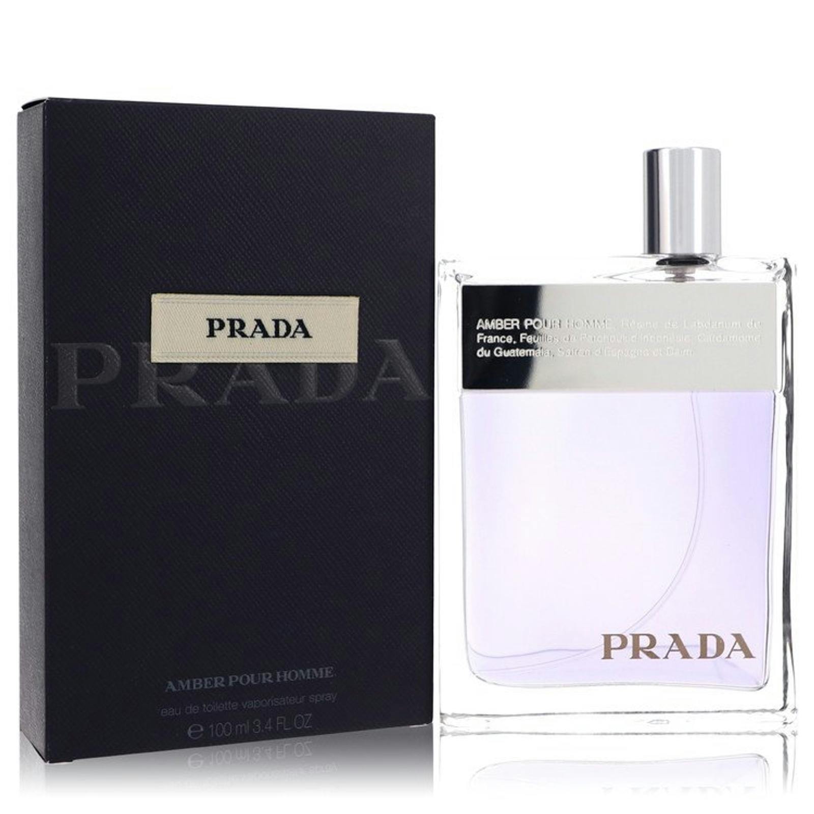 Prada Men's Amber Pour Homme Eau De Toilette 100 Ml