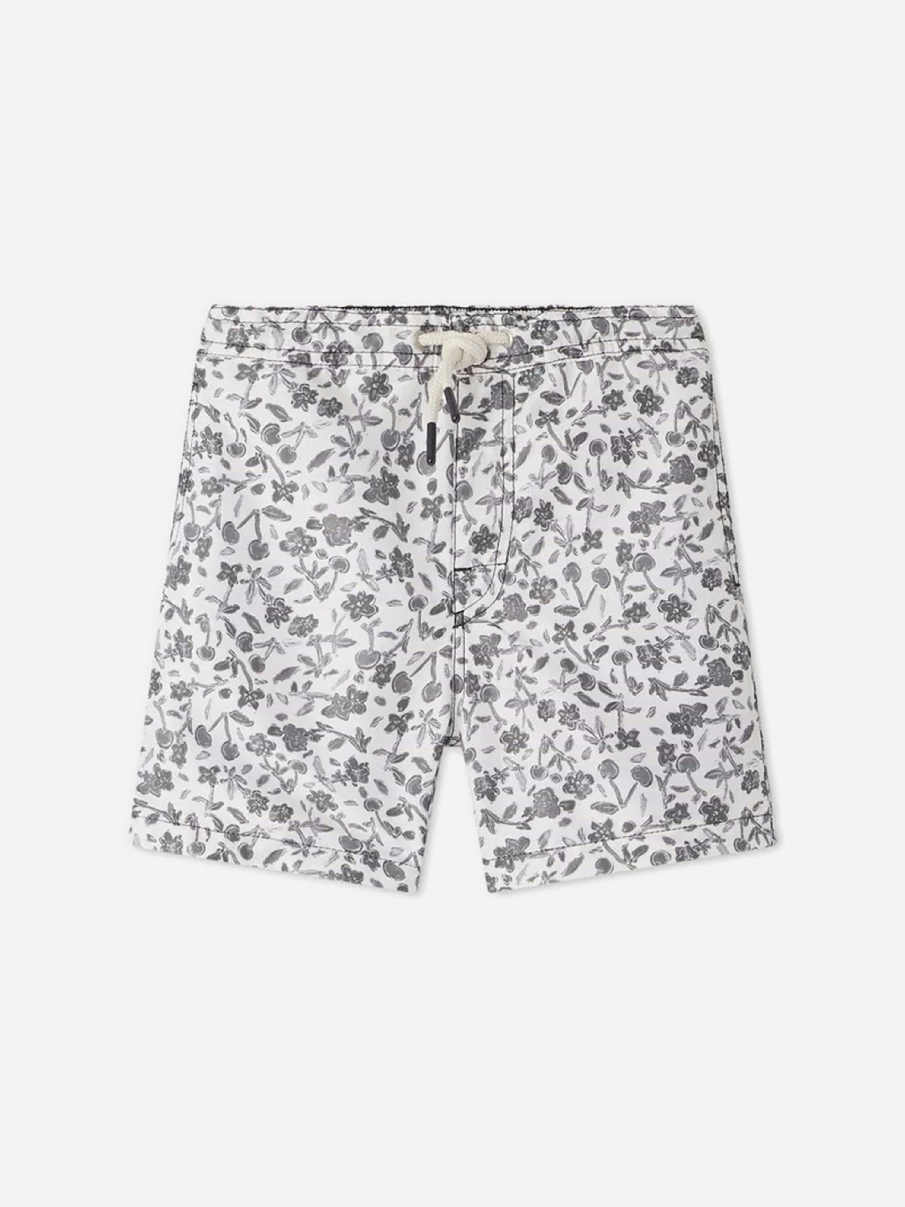 Bonpoint Boys Ariel Floral Swim Shorts In Multicolour - Multicoloured - 10 Yrs