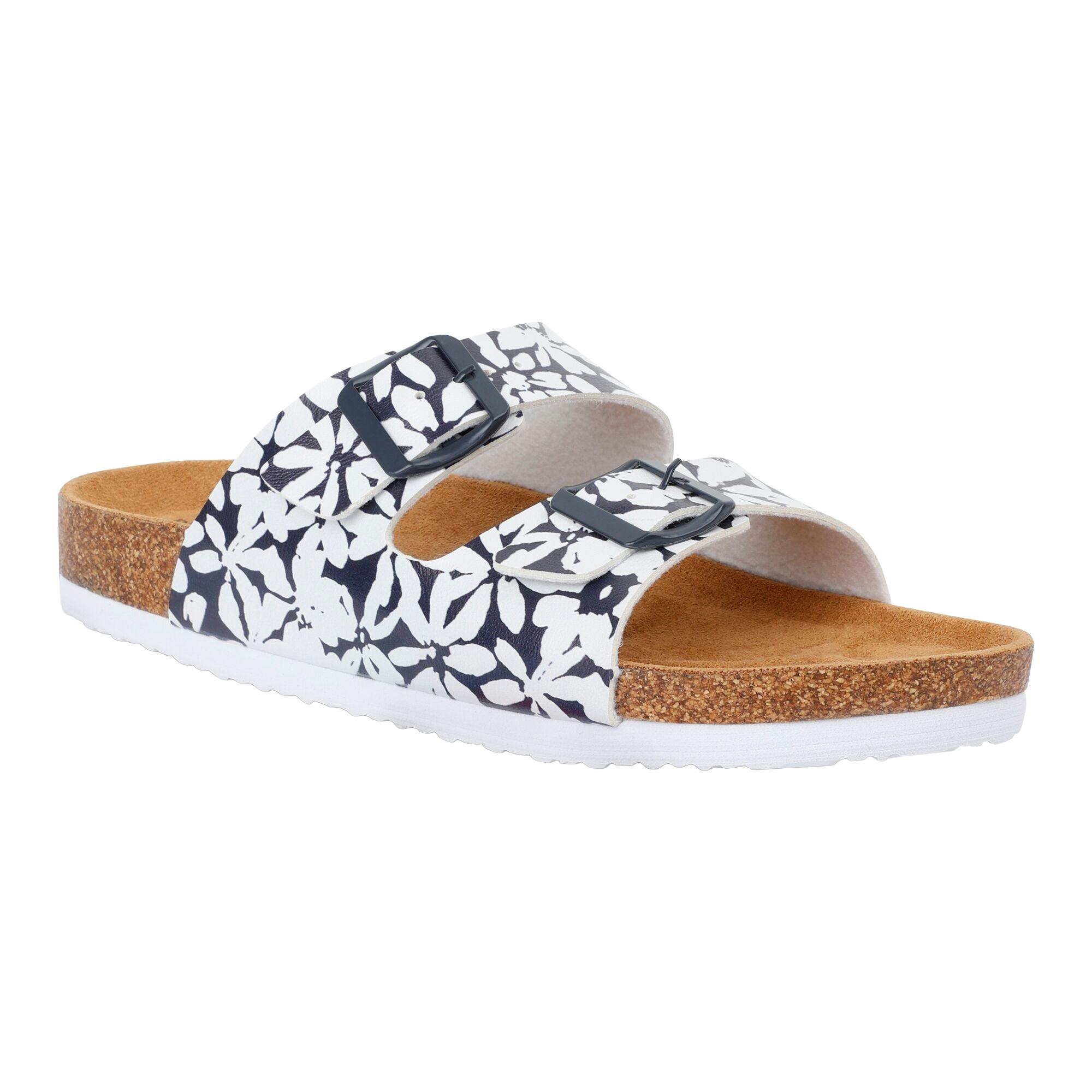 Regatta Women's White / Mia Double Strap Sandals - Navy/ - Navy/ - 7 Uk