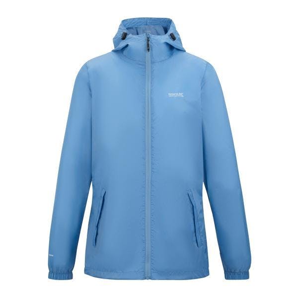 Regatta Women's Pack It Iii Waterproof Jacket - Washed Denim - 14 Uk - Washed Denim - 100% Polyamide