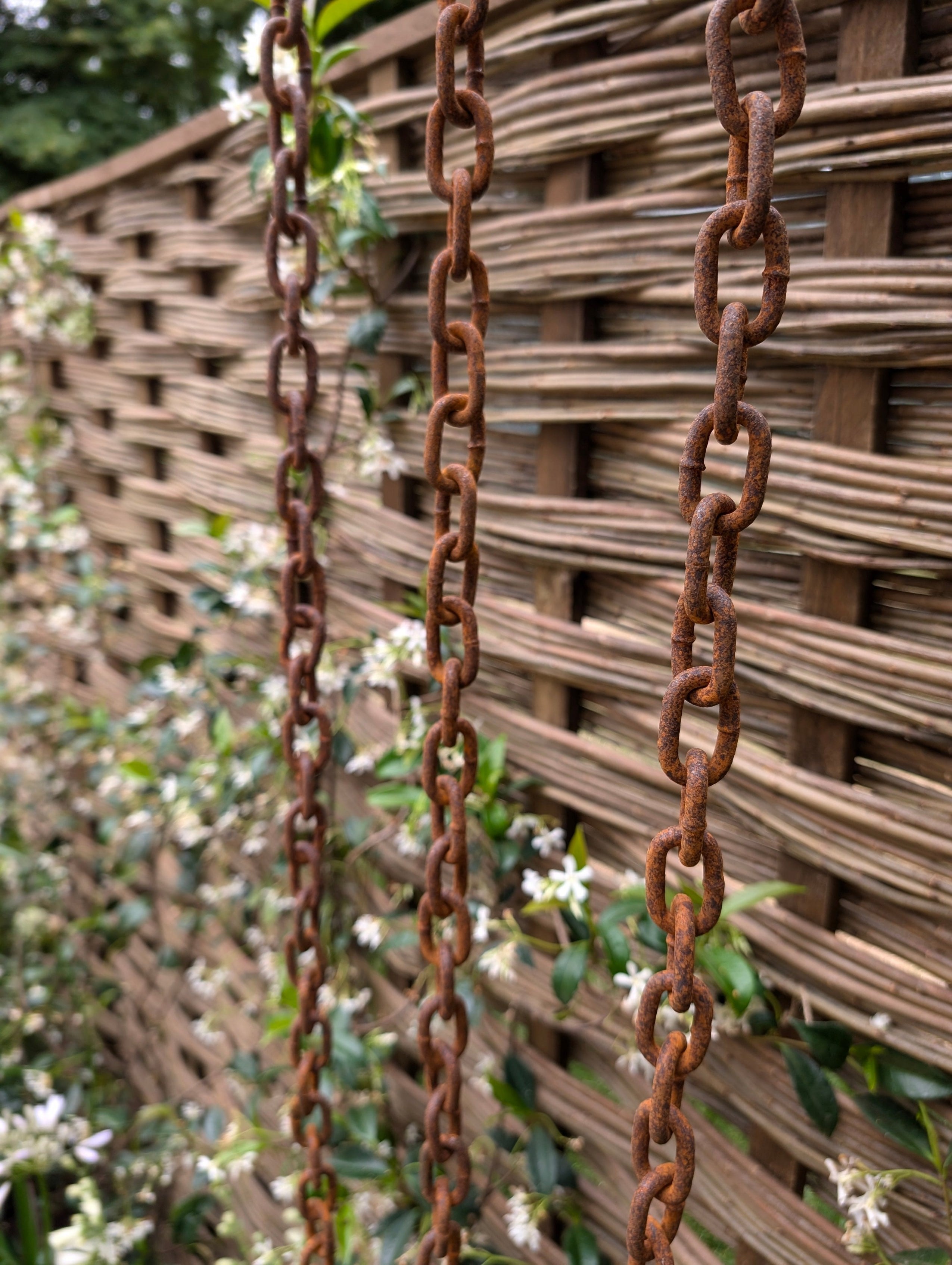 - Rusty Garden Rain Water Chain 1M - Image 2
