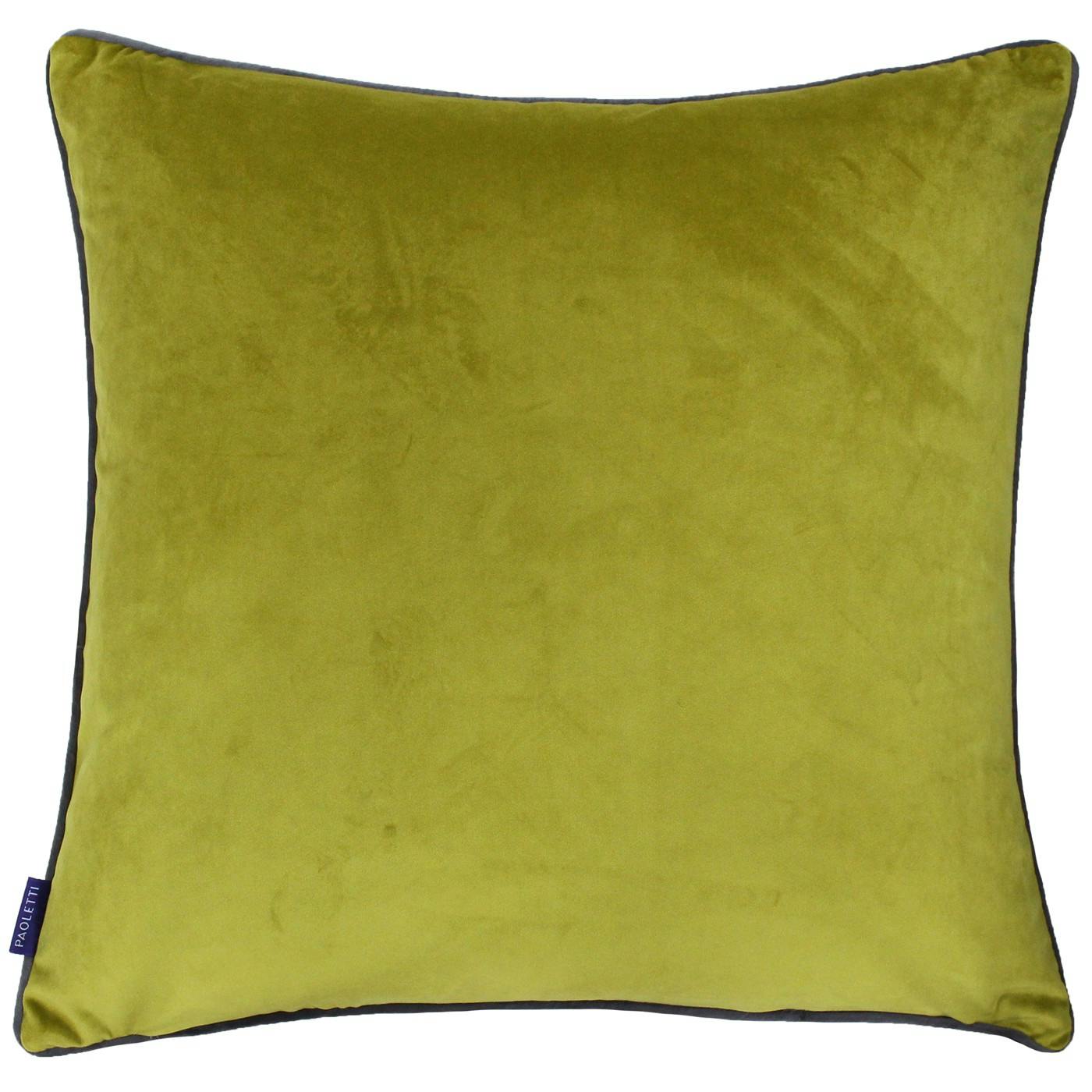 Riva Home Meridian Cushion Cover - Moss/Charcoal - 55 X 55Cm - Moss/Charcoal - 100% Polyester