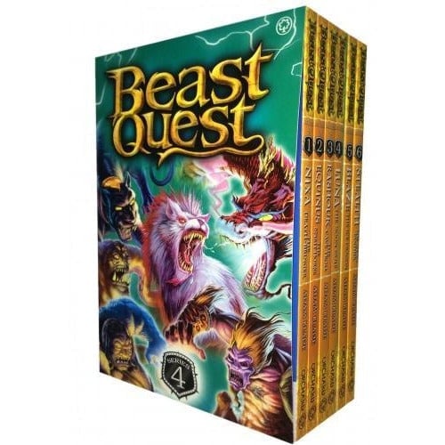Orchard Books Beast Quest 6 Books Collection Set By Adam Blade (Series 4)