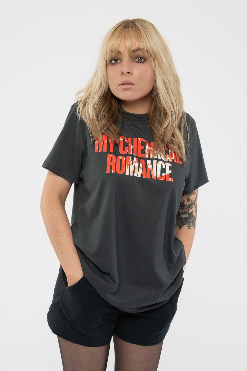 Paradiso Clothing Paradiso My Chemical Romance Blood Splatter T Shirt - Xl