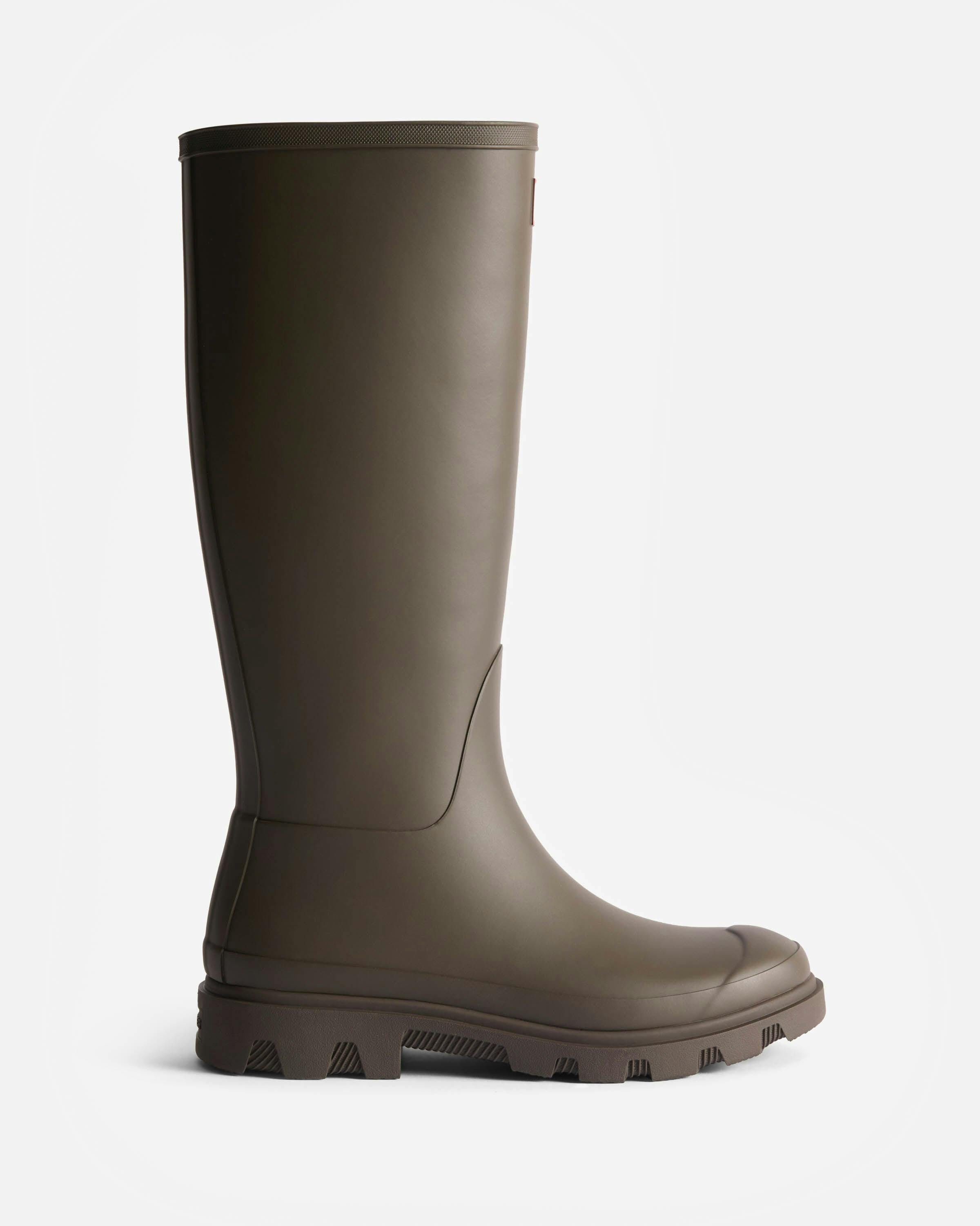 Hunter Unisex Brown Downpour Tall Boot - Chocolate - Chocolate - Uk7 Eu41