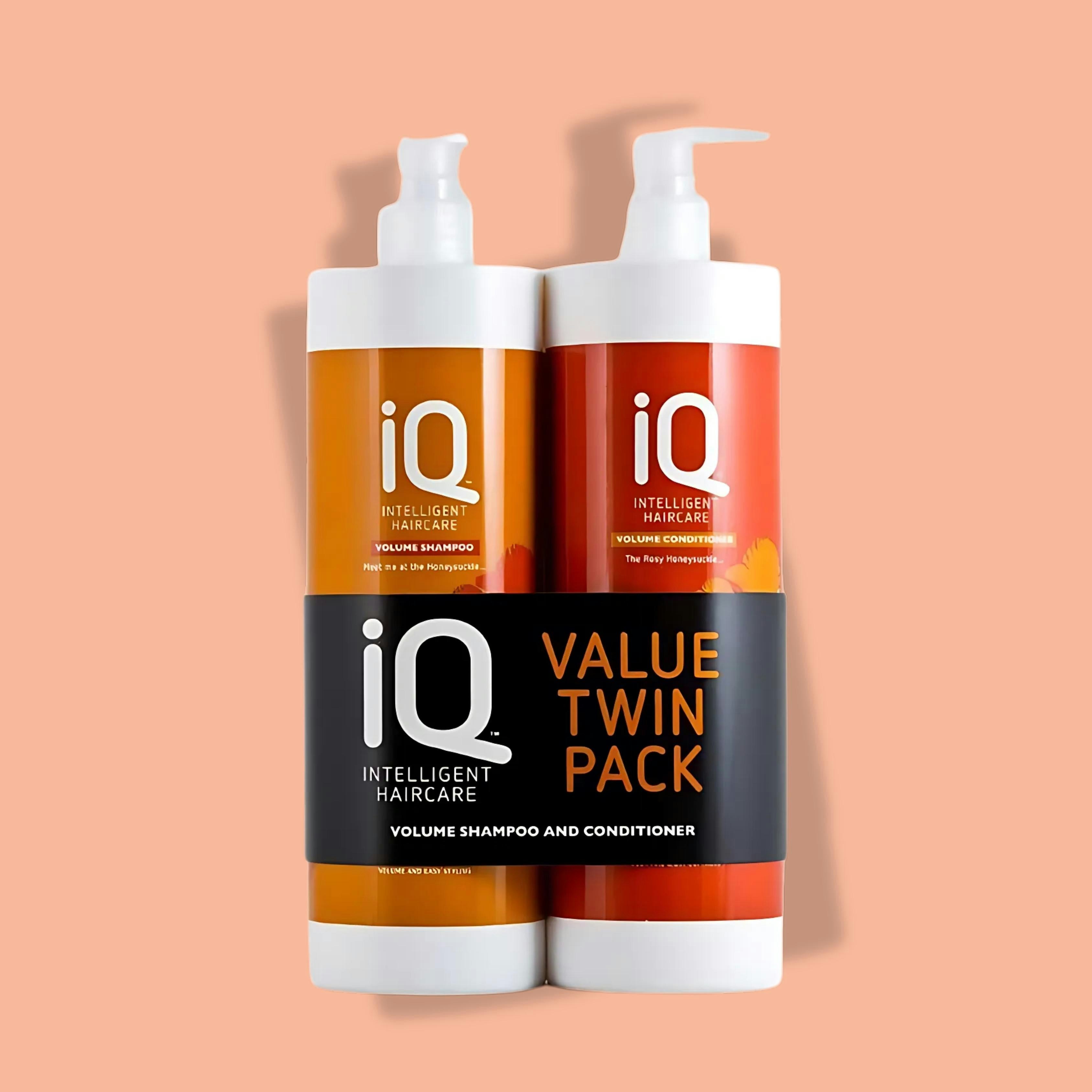 Iq Intelligent Haircare Iq Volume Shampoo & Conditioner Twin Pack - 1 Litre
