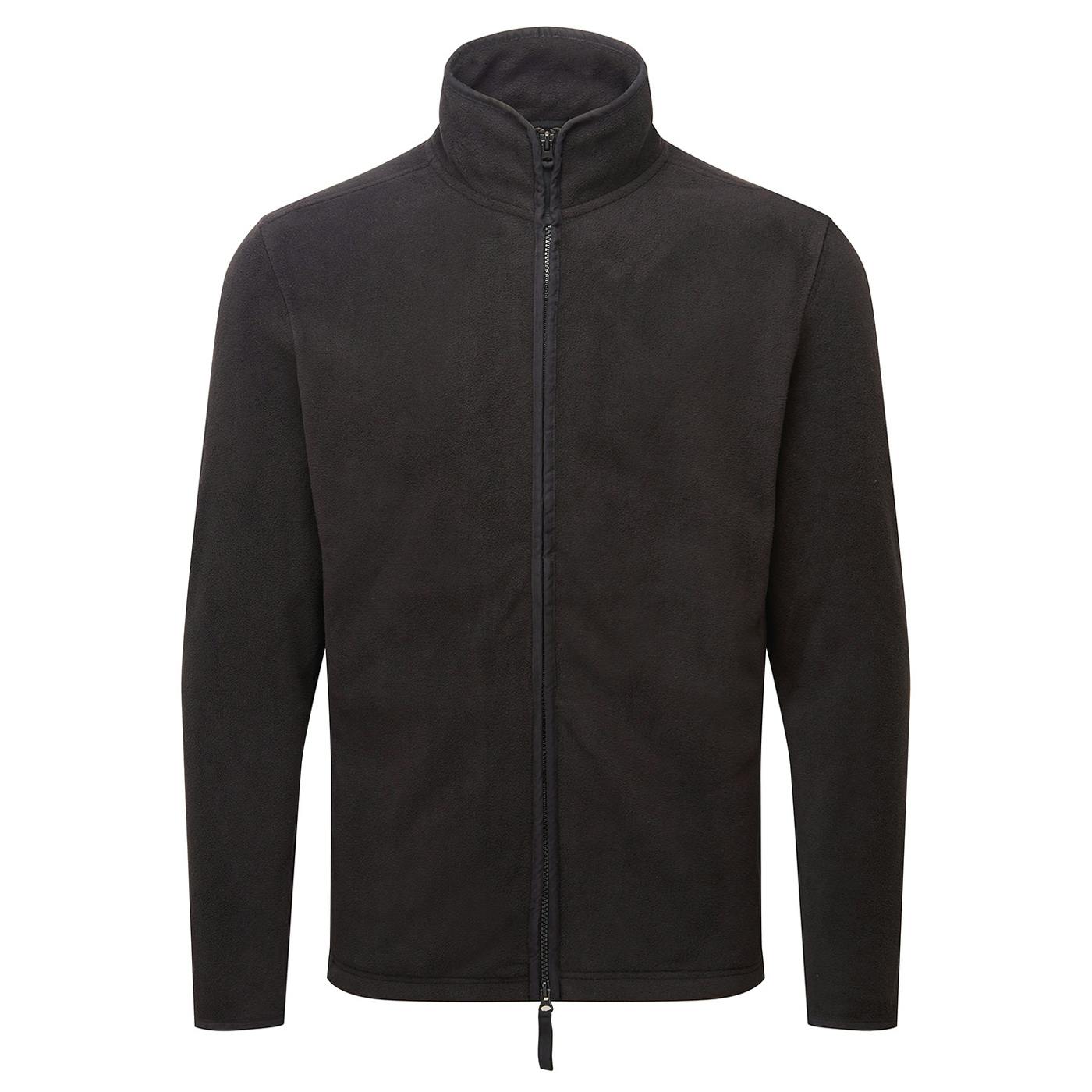 Premier Unisex Adult Artisan Fleece Jacket (Black) - Size 2XL - Image 3