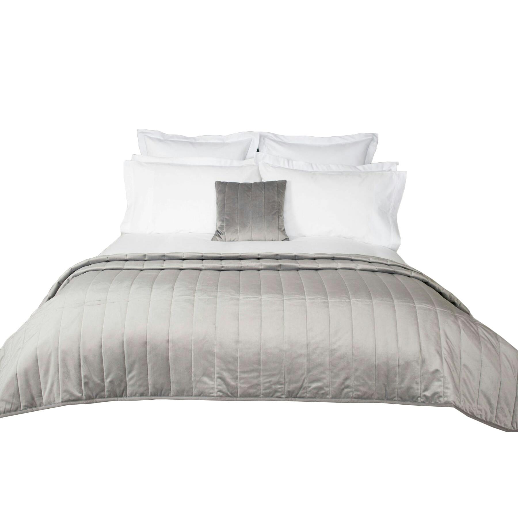 Rackhams Verona Throw Blanket - Charcoal - 200Cm X 150Cm - Charcoal - 100% Faux Suede