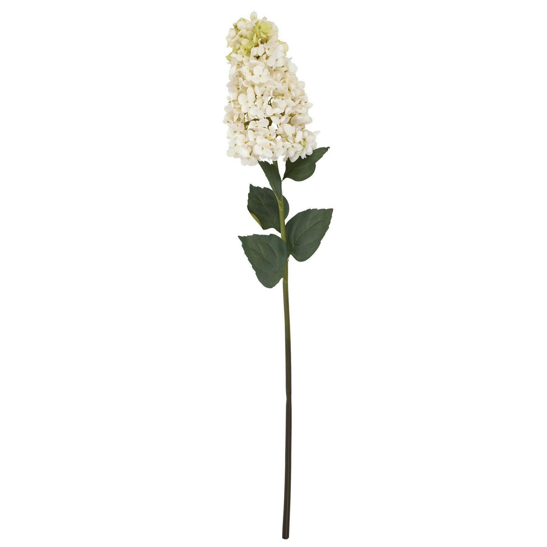 Hill Interiors White Spear Hydrangea Artificial Flower - One Size