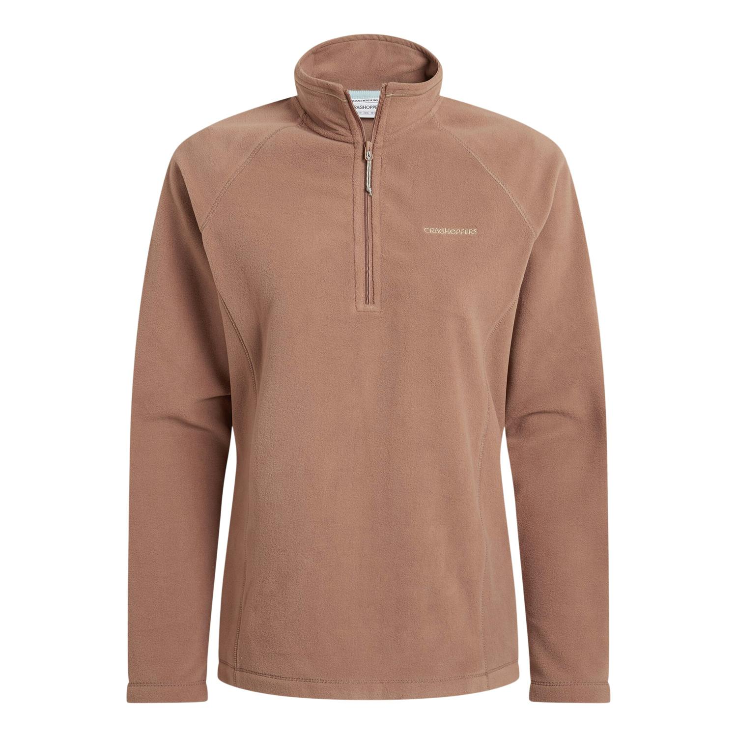 Craghoppers Women's Miska Vi Half Zip Fleece - Umber - 12 Uk - Umber - 100% Polyester