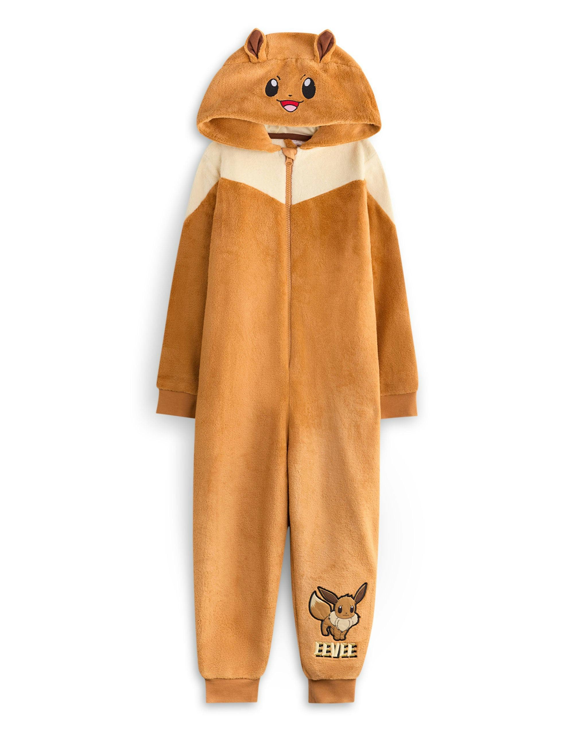 Vanilla Underground Girls Brown Pokemon Eevee Onesie - 7-8 Years