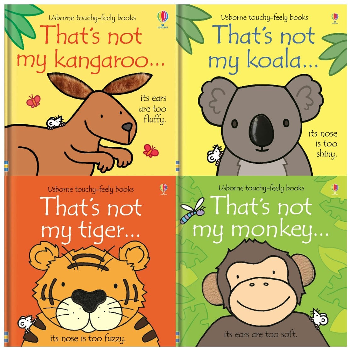 Usborne Thats Not My Animals Collection 4 Books Set Panda, Monkey,  | Fiona Watt - Image 4