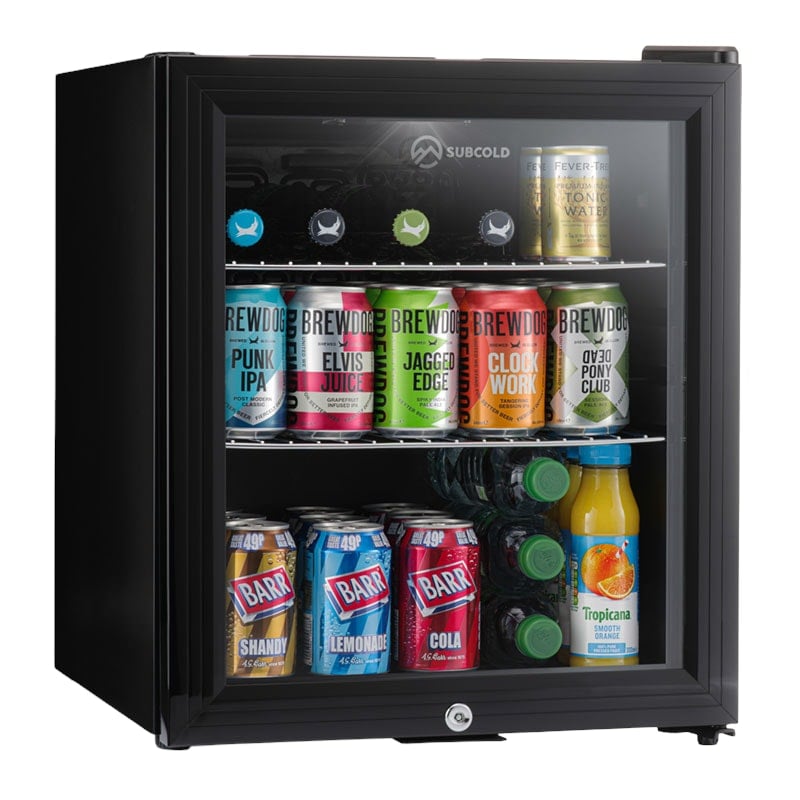 Subcold Black Super 50 Led Beer Fridge