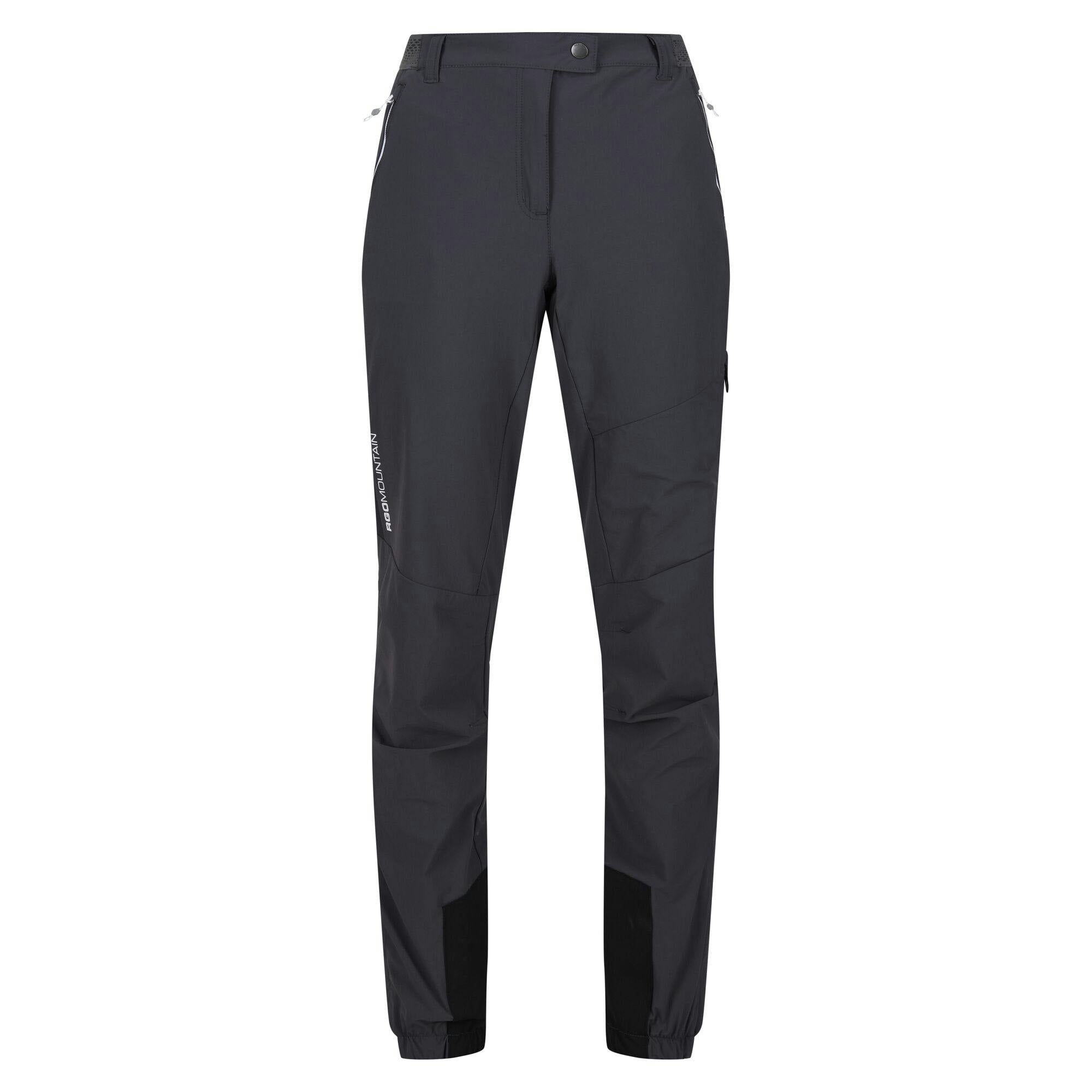 Regatta Women's Grey Mountain Iii Hiking Trousers - Seal - Seal - 18 Uk - 90% Polyamide/10% Elastane