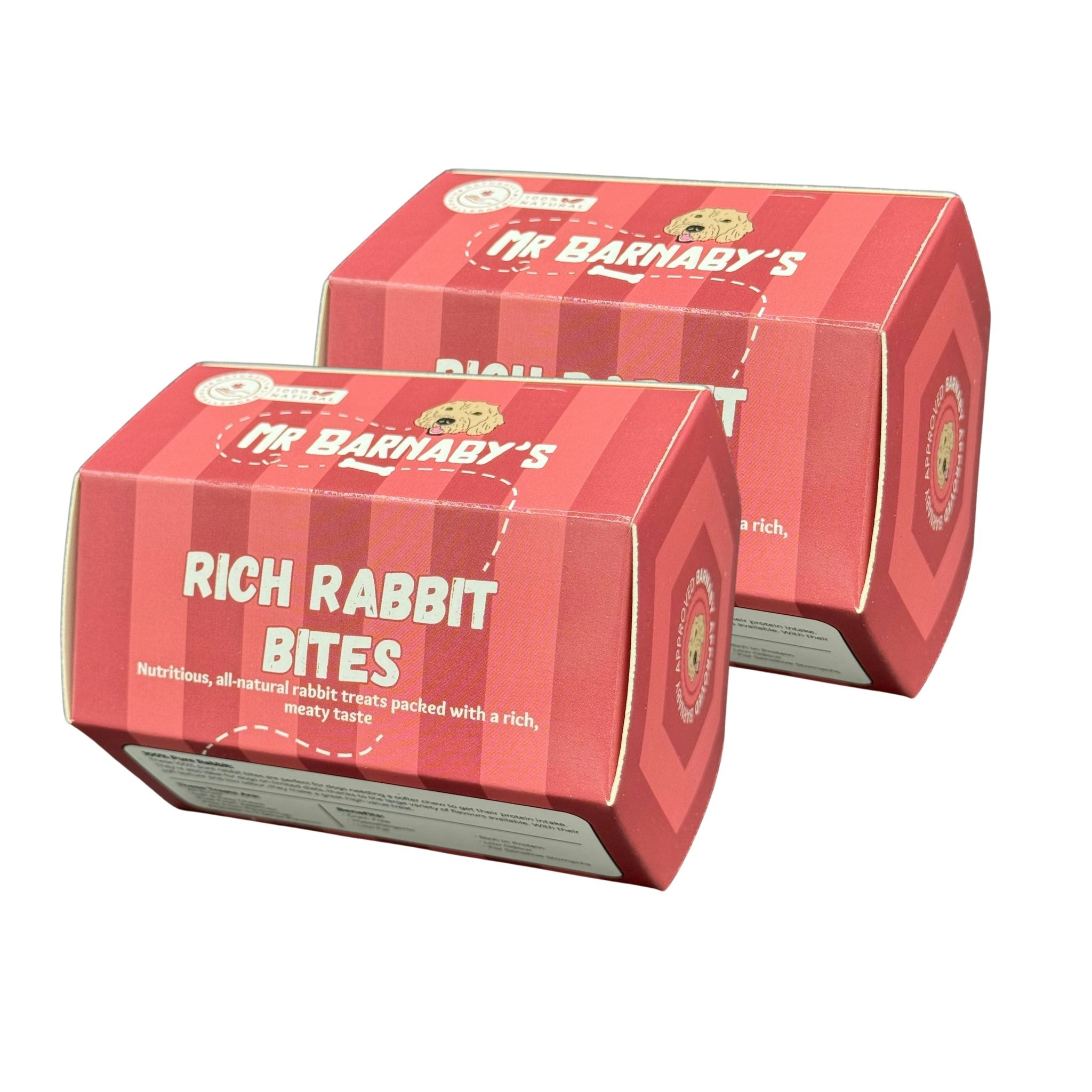 Mr Barnaby’s Grain Mr Barnaby's Rich Rabbit Bites Dog Treats (Pack Of 2) - Pack Of 2 - 2