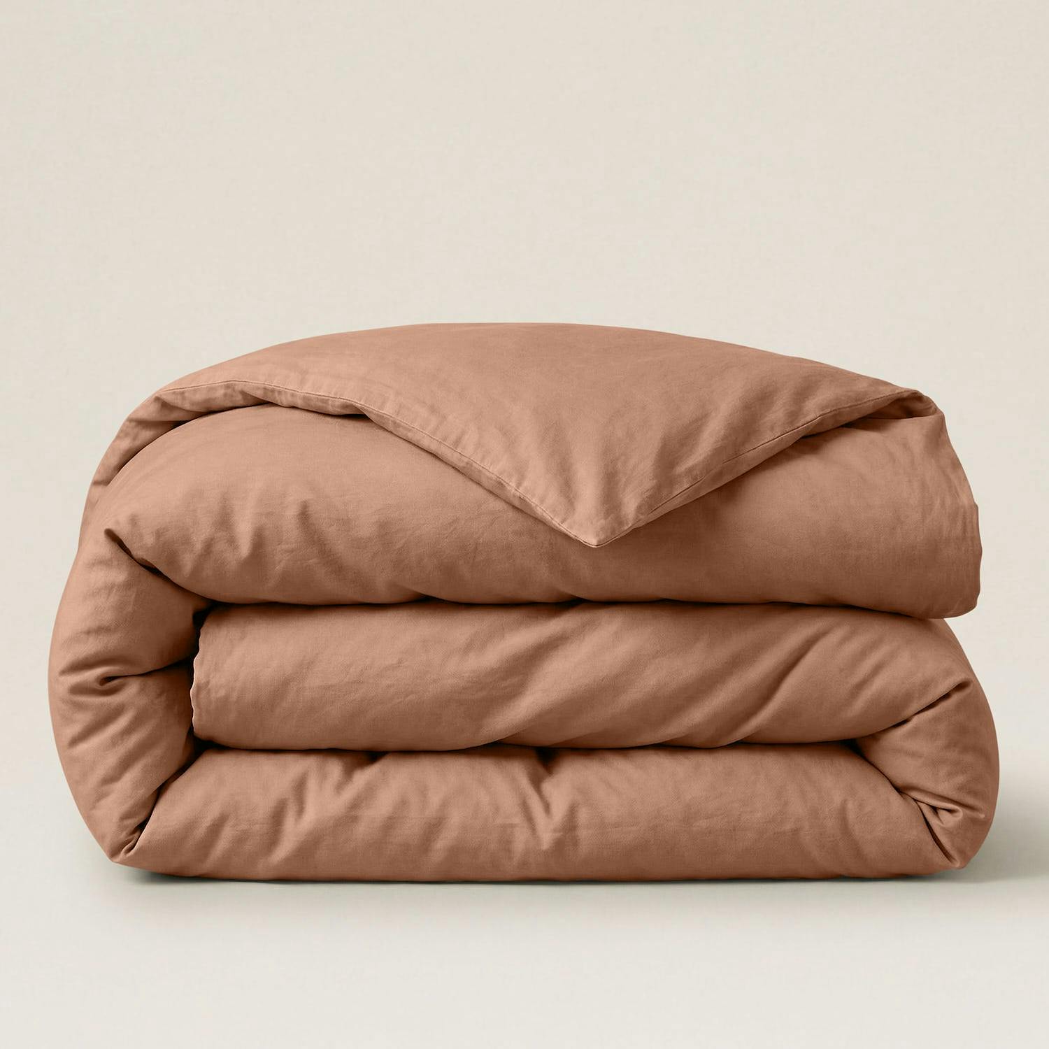 Bedable Brown Percale Duvet Cover - S.king