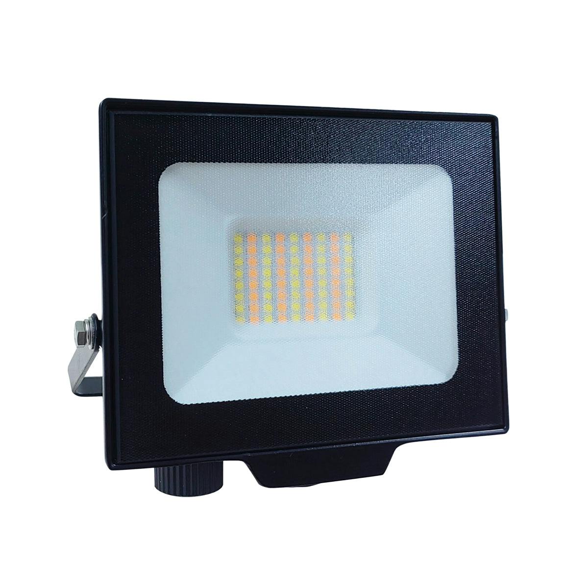 Rackhams 30W Led Floodlights With Cct Switchable & Pir Ready (Not Included), 2700 Lm, Ip65, 3 Years Warranty