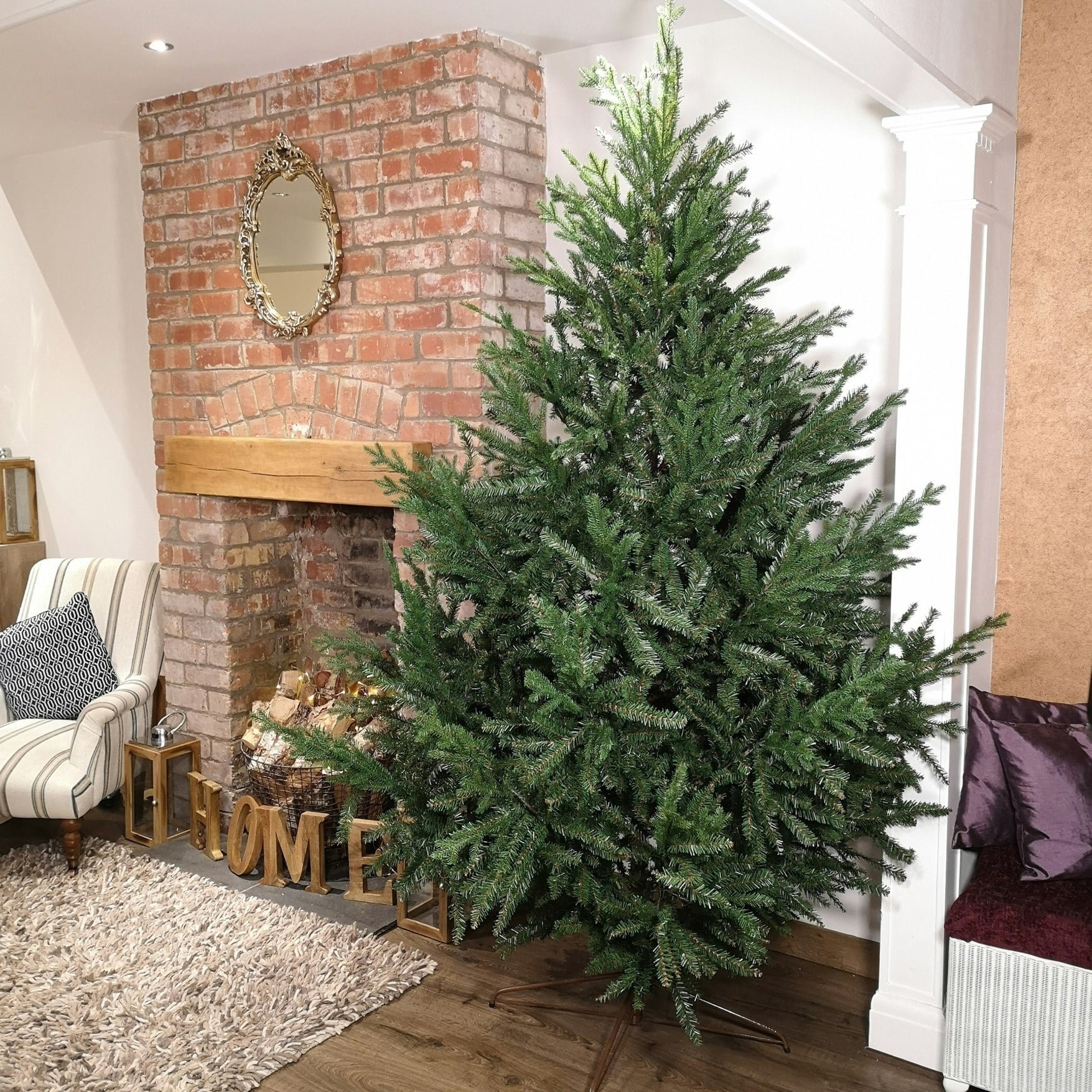 Samuel Alexander Green Glenshee Spruce Artificial Christmas Tree 8Ft - Image 4