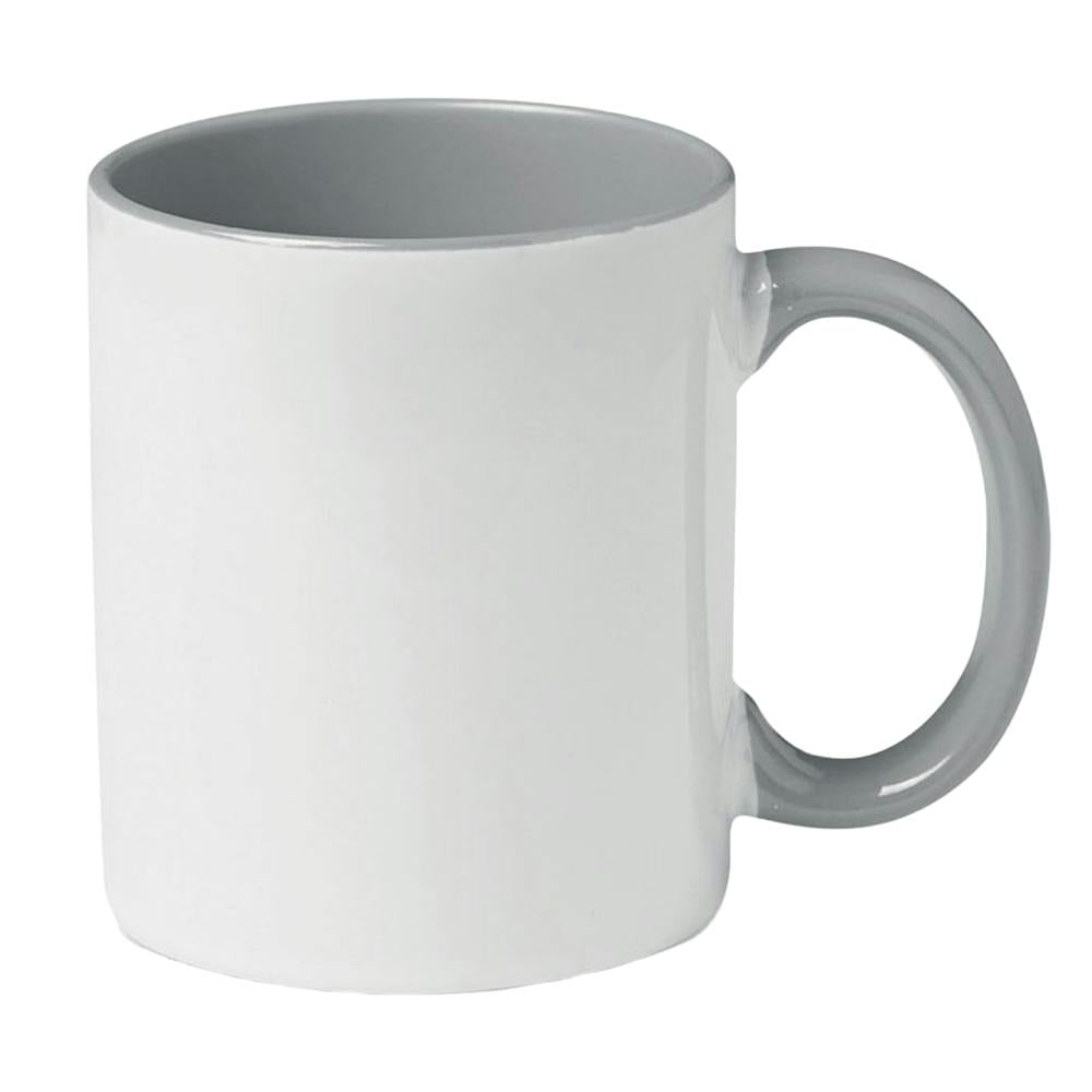 Midocean White/Grey Sublimcoly Two Tone Sublimation 300Ml Mug - One Size