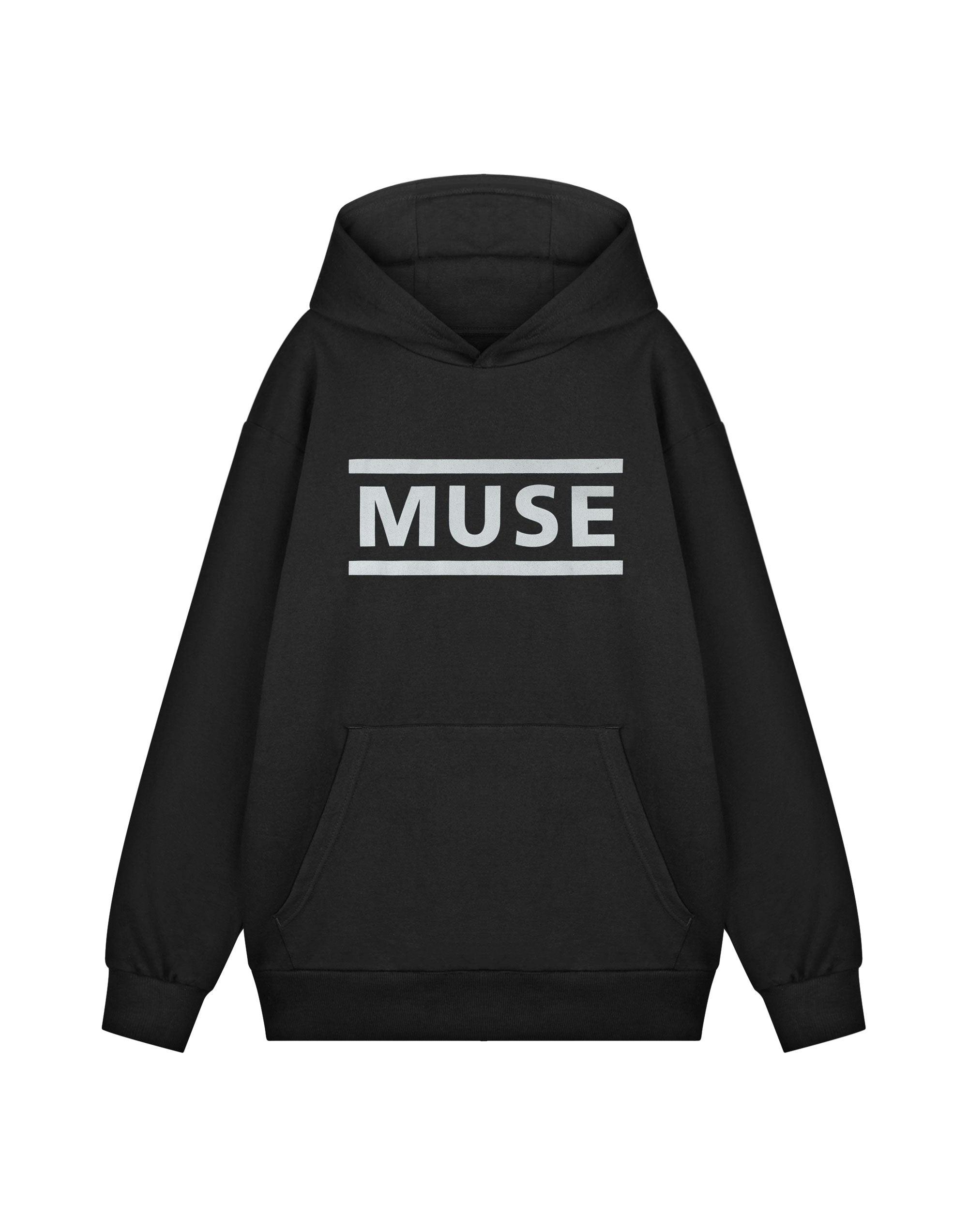 Vanilla Underground Unisex Black Muse Logo Hoodie - XX-Large