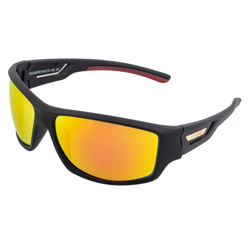 Breed Black/Red/Yellow Aquarius Polarized Sunglasses