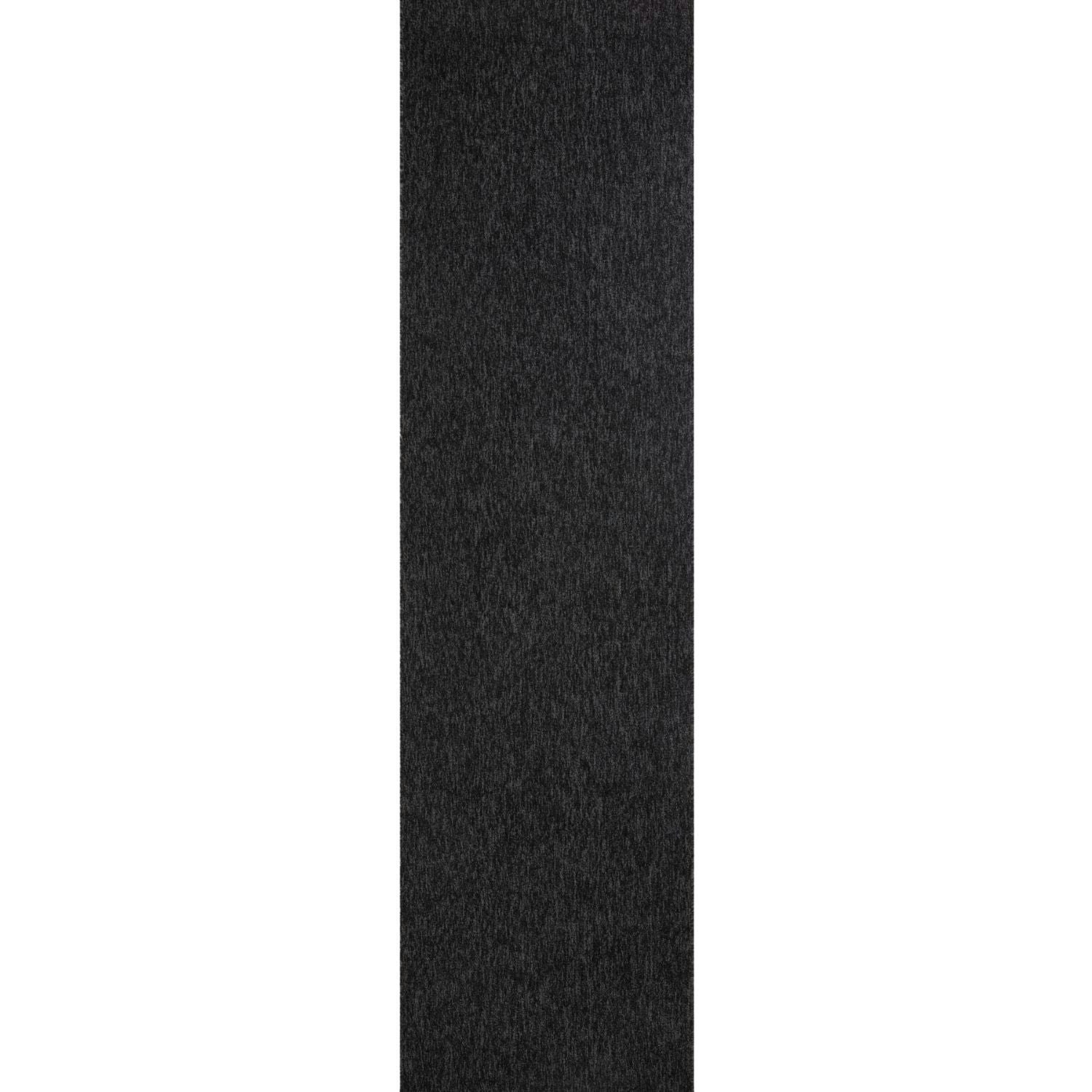 Rackhams Dark/Grey Flex Low Pile Solid Rug - 80X300 Cm