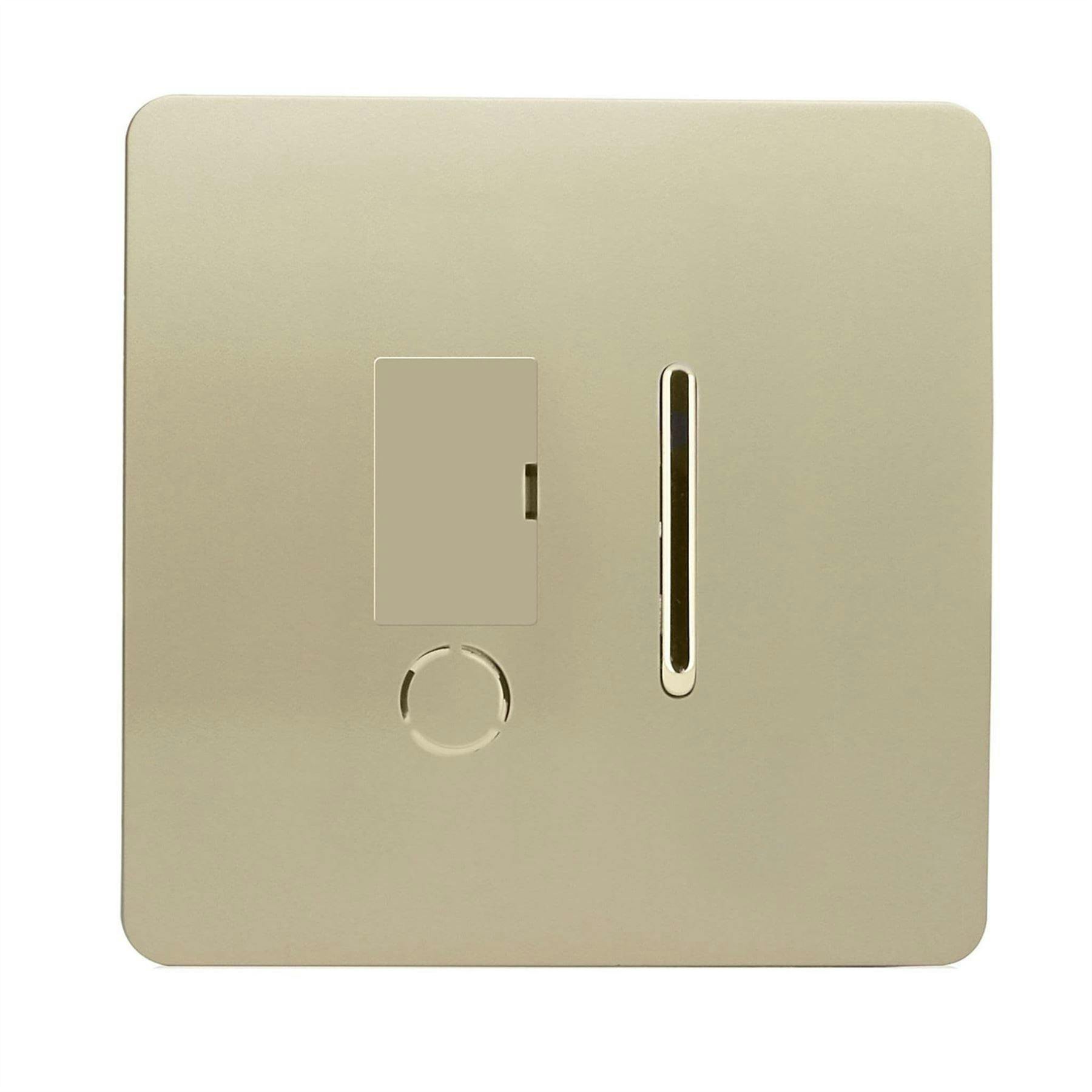 Trendi Switch 13 Amp Fused Spur With Flex Outlet - Champagne Gold - Image 7