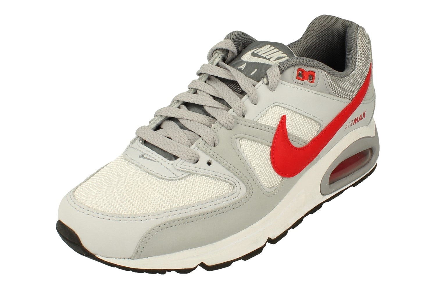 Nike Men's White/Red Air Max Command Trainers 629993 106 - Uk 7 | Us 8 | Eu 41