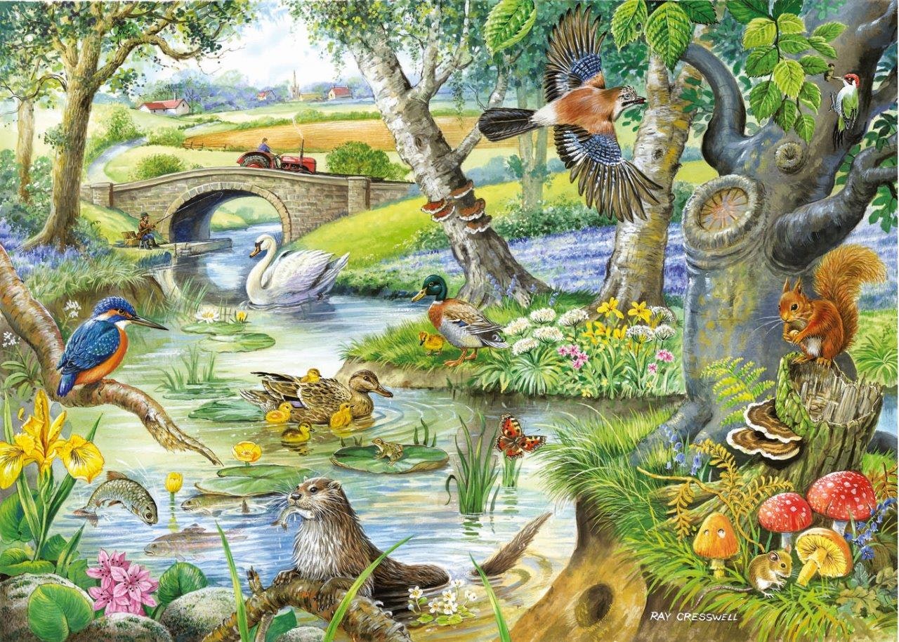 The House Of Puzzles Tales Of The River - Big 500 Piece Jigsaw Puzzle