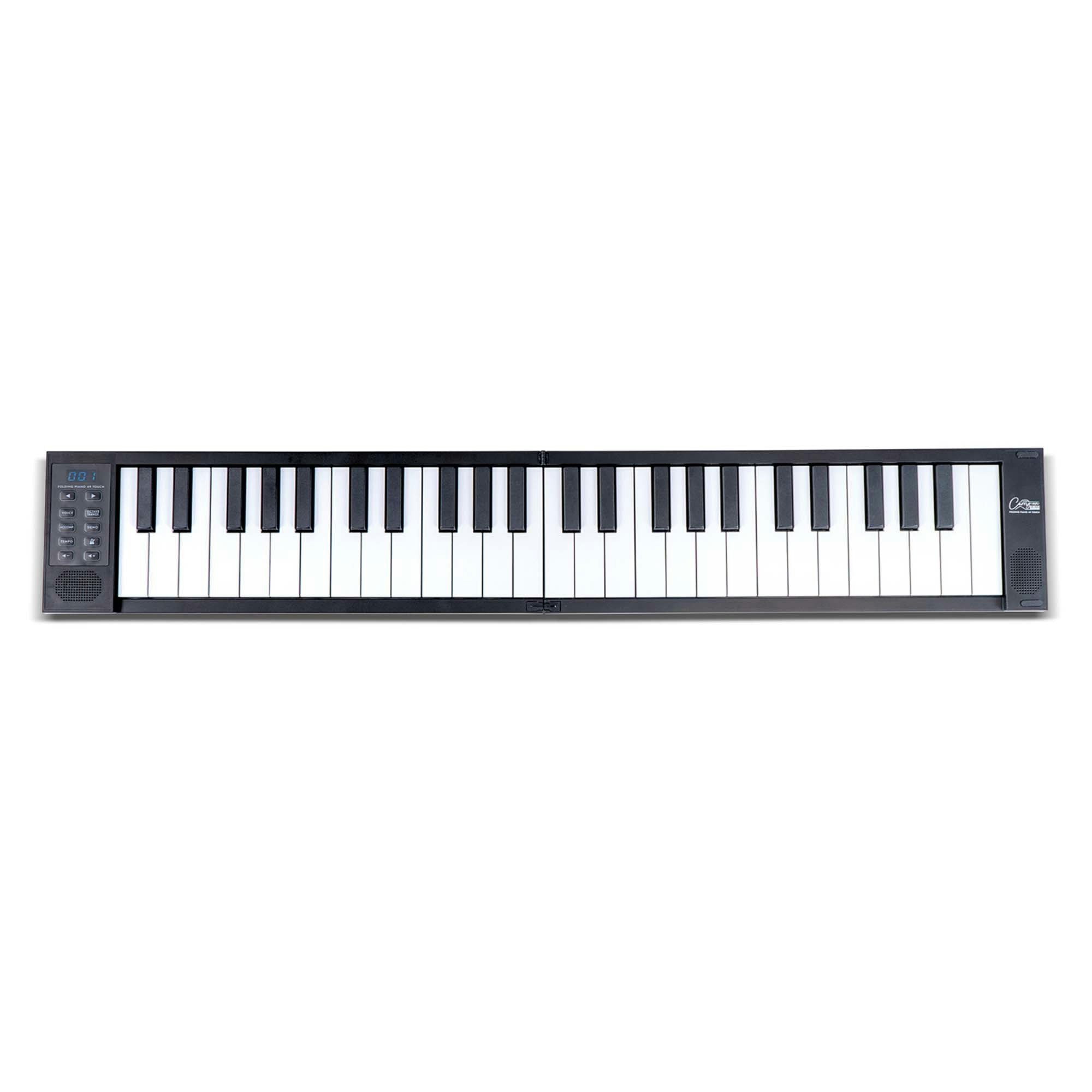 Carry-On Black 49 Key Touch Sensitive Folding Piano