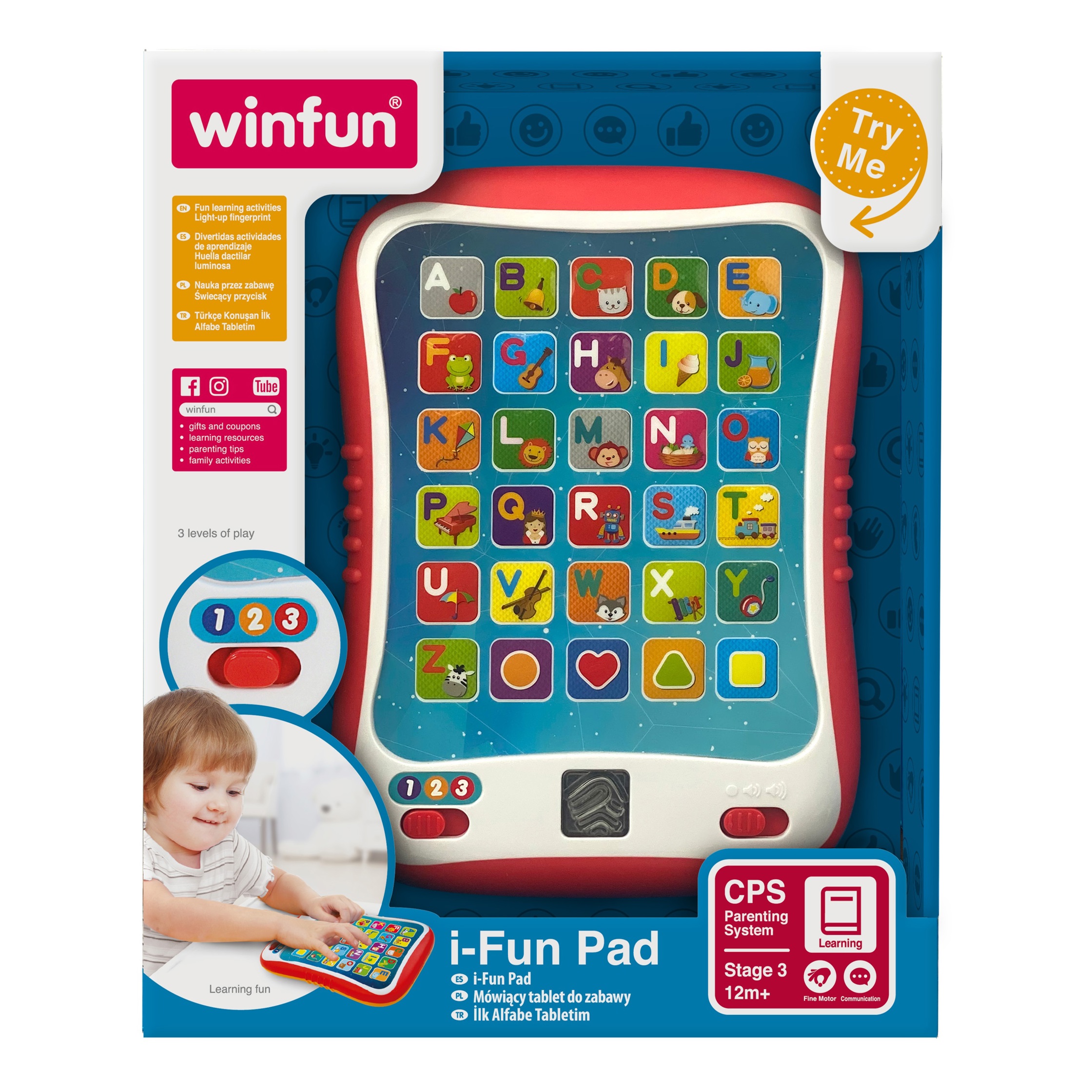 Winfun Light Quercetti Jumbo Peggy - 45 Pieces
