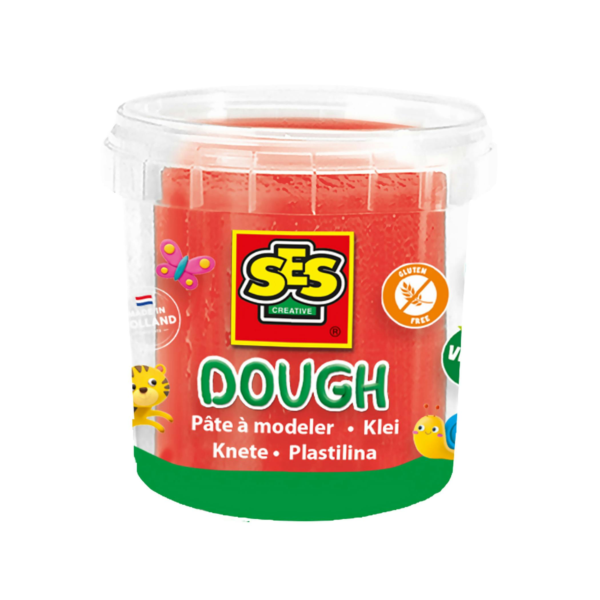 Ses Creative Red Dough - 115 G - 1 - Starch