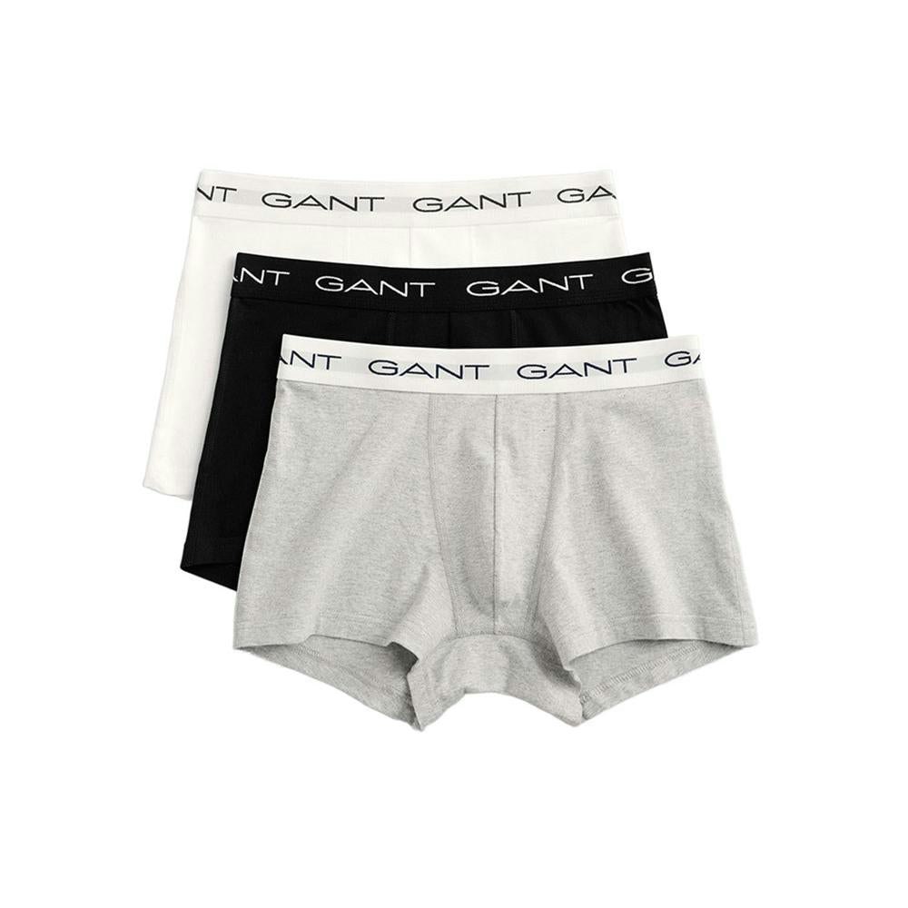 Gant Grey 3-Pack Boxer Trunks, Melange - Large