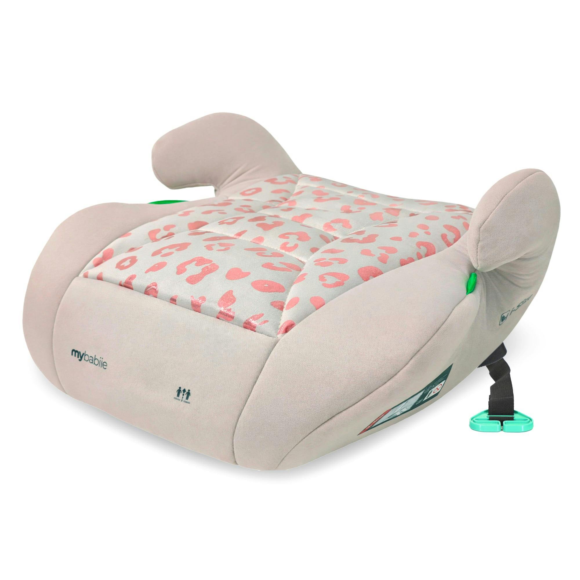 My Babiie Pink Mbcsb10 Booster Lite R129 Car Seat - Leopard