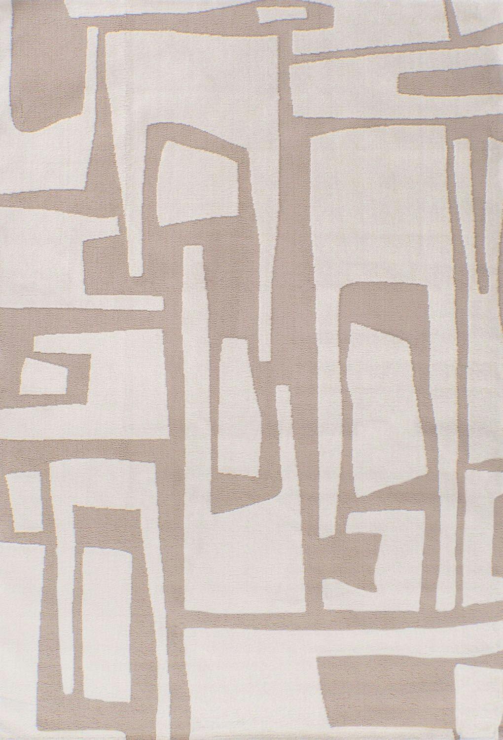 The Rugs Beige Loft Abstract Rug - 120X170 Cm