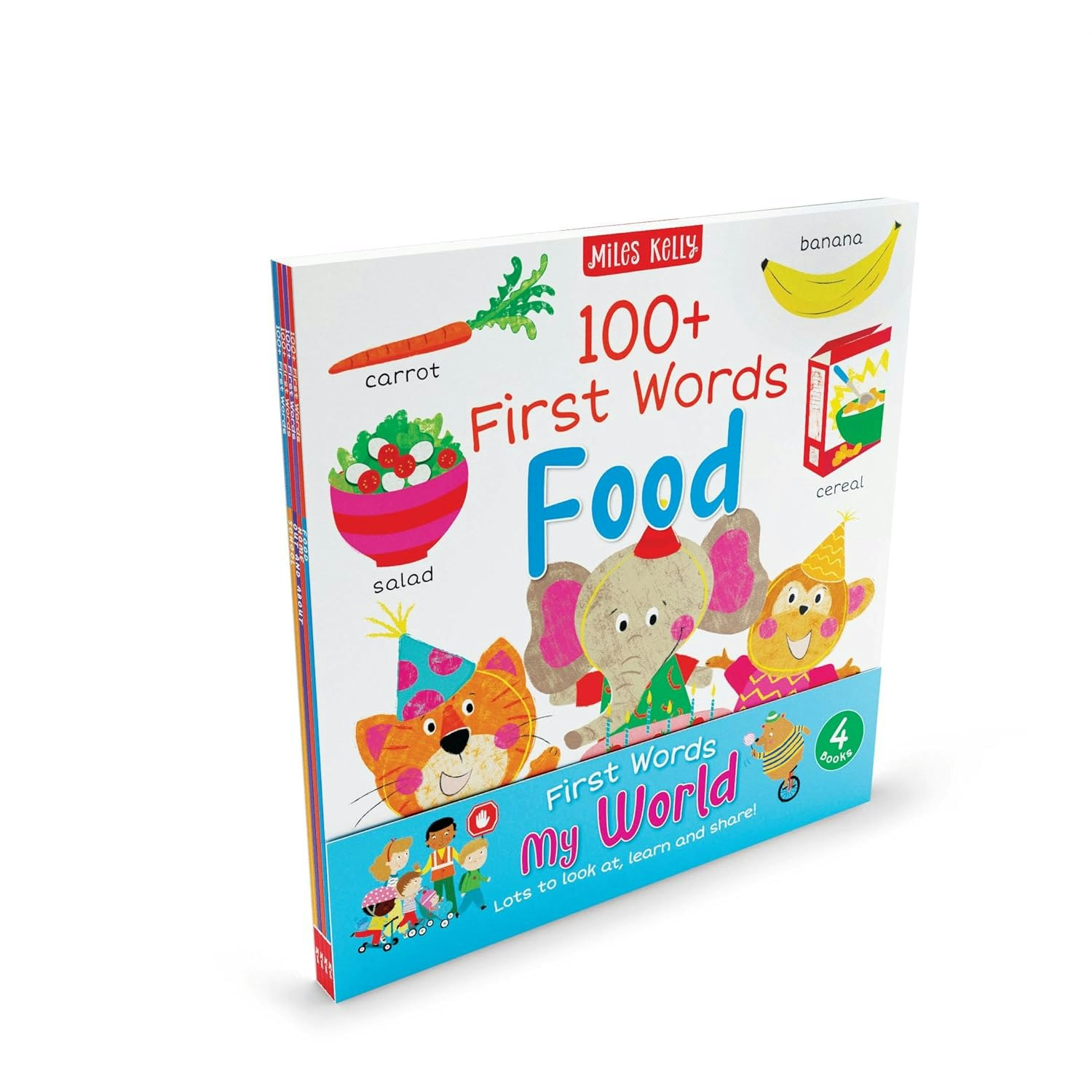 Miles Kelly First Words My World: 4-Book Set