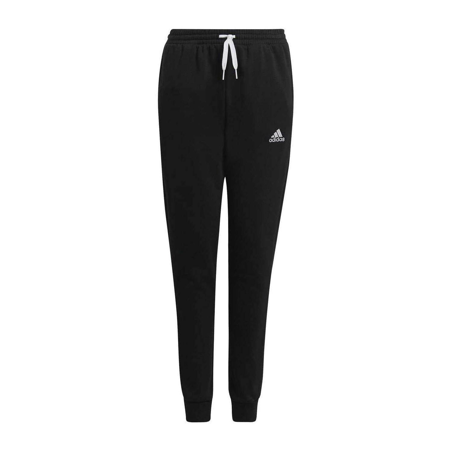 Adidas Black Kids Ent22 Athletic Jogging Bottoms - 5-6 Years - 70% Cotton/30% Polyester