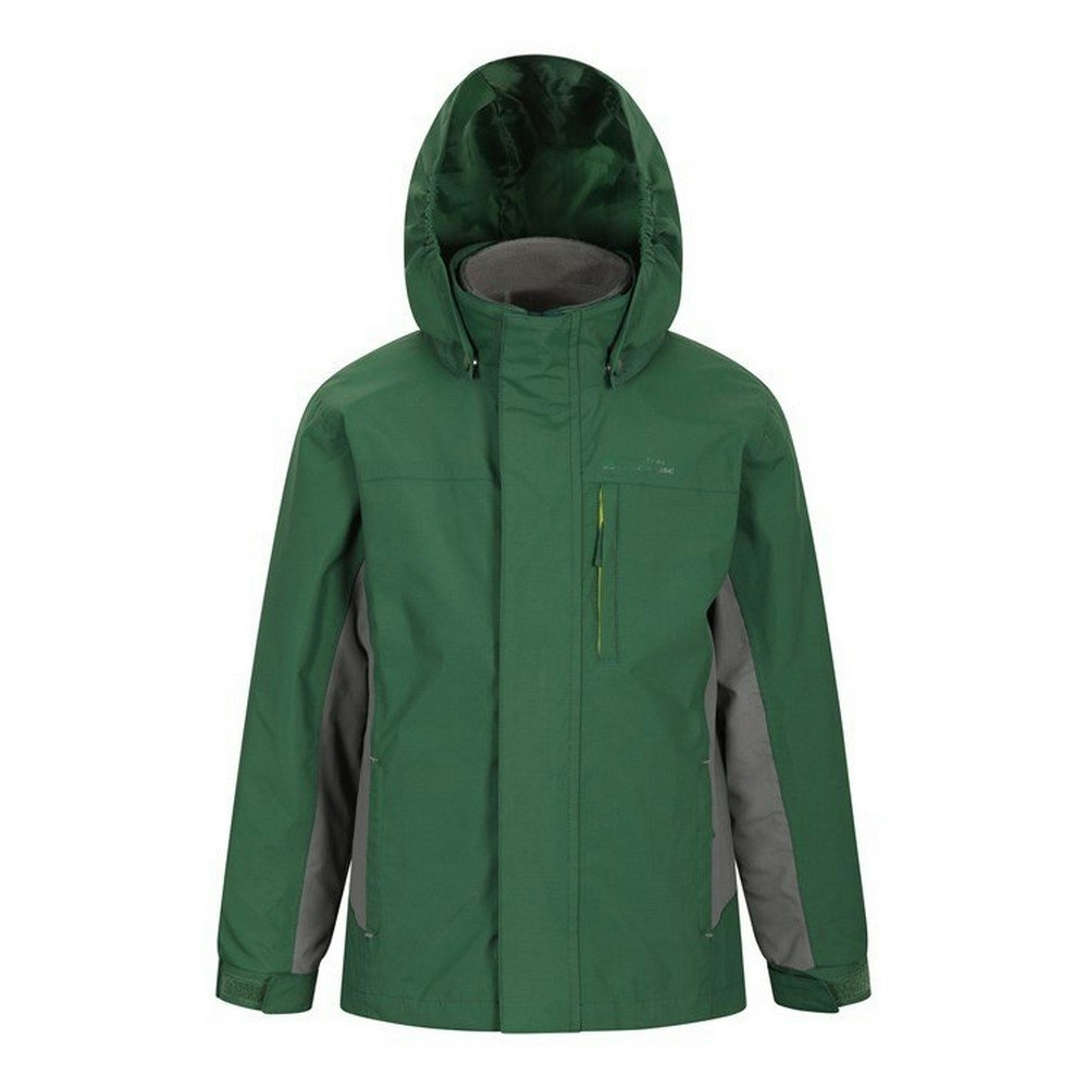 Mountain Warehouse Childrens/Kids Cannonball 3 In 1 Waterproof Jacket - Khaki - Khaki Size 13 Years