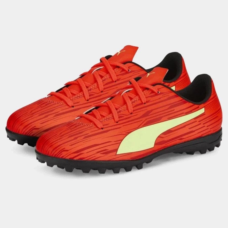 Puma Boys / Girls Rapido Iii Tt Football Astro Turf Trainers Boots 106579 - Uk 5.5 Eu 38.5