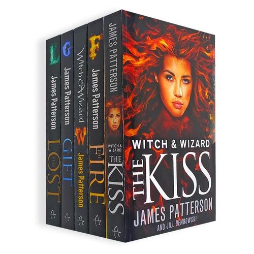 Cornerstone Dark James Patterson Witch & Wizard Series 5 Books Collection Set