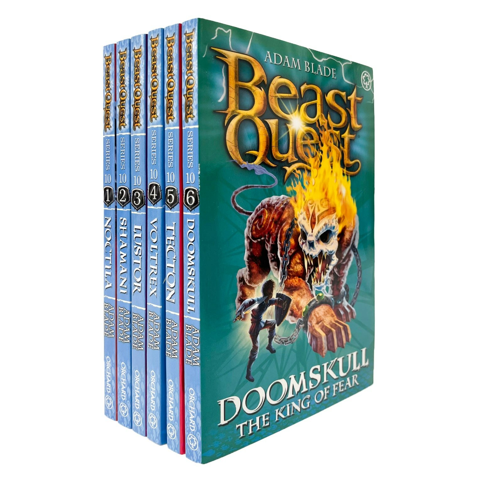 Orchard Books Beast Quest Series 10 - 6 Books Collection Set: Master Of The Beasts (Books 55-60)