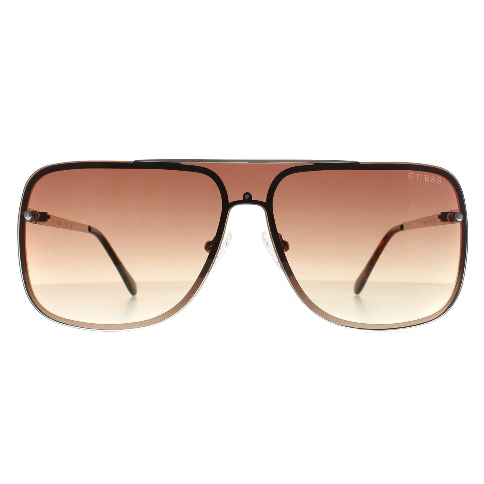 Guess Gold/Brown Sunglasses Go00053 32F Gradient